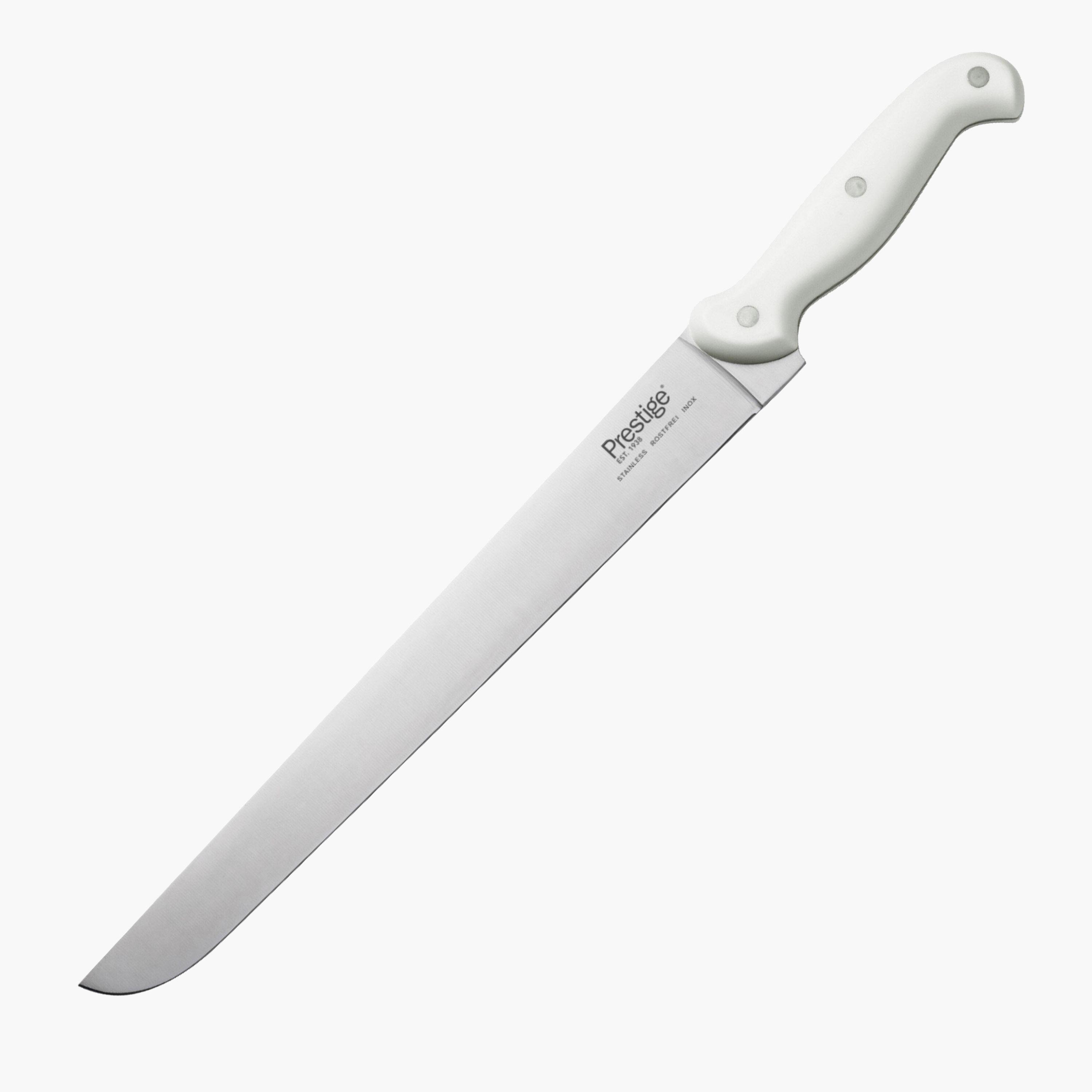 Professional Butcher Knife, White Handle-household-kitchen-kitchentoolsandutensils-knives-image-1