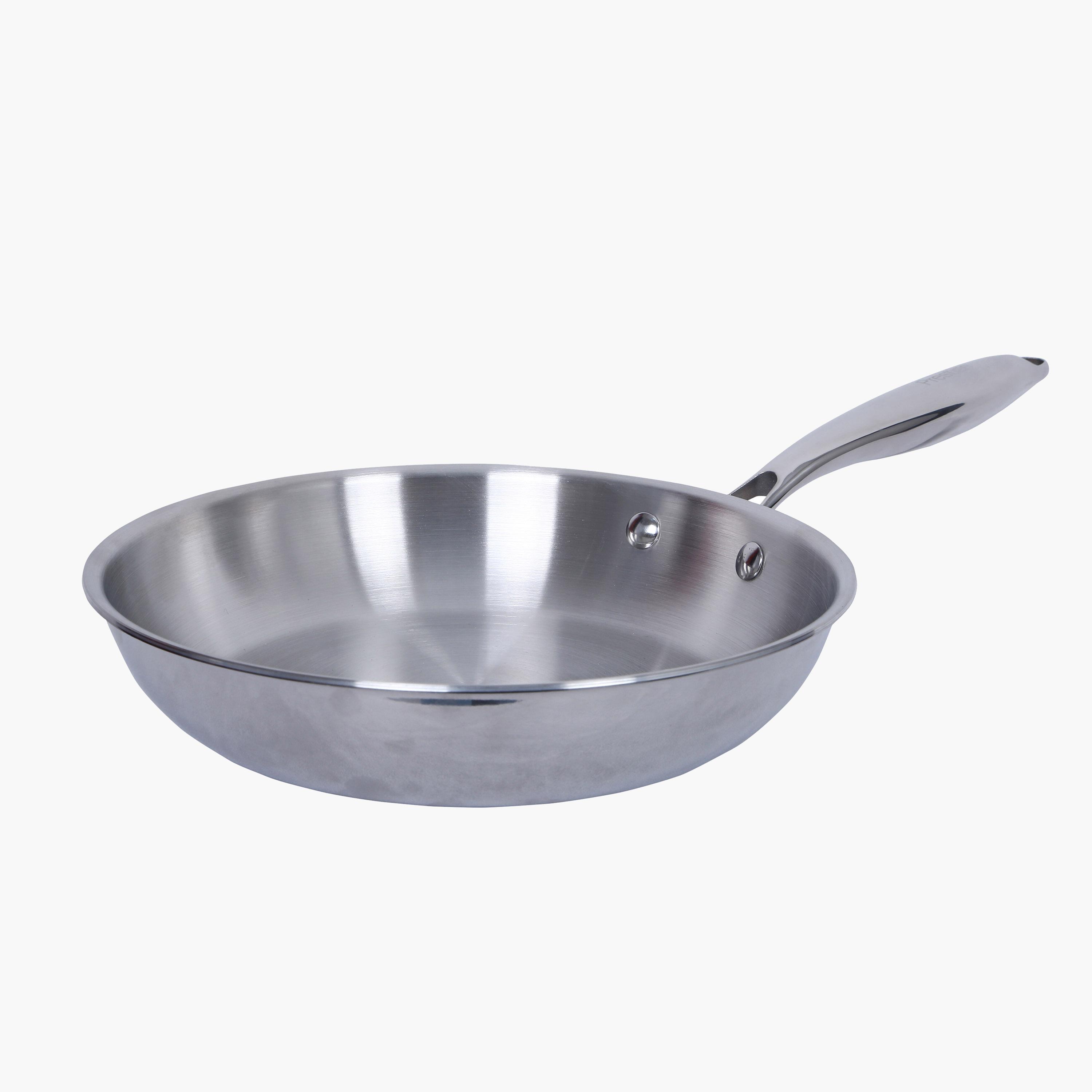 Stainless Steel Fry Pan 24cm-household-kitchen-cookware-potsandpans-image-1