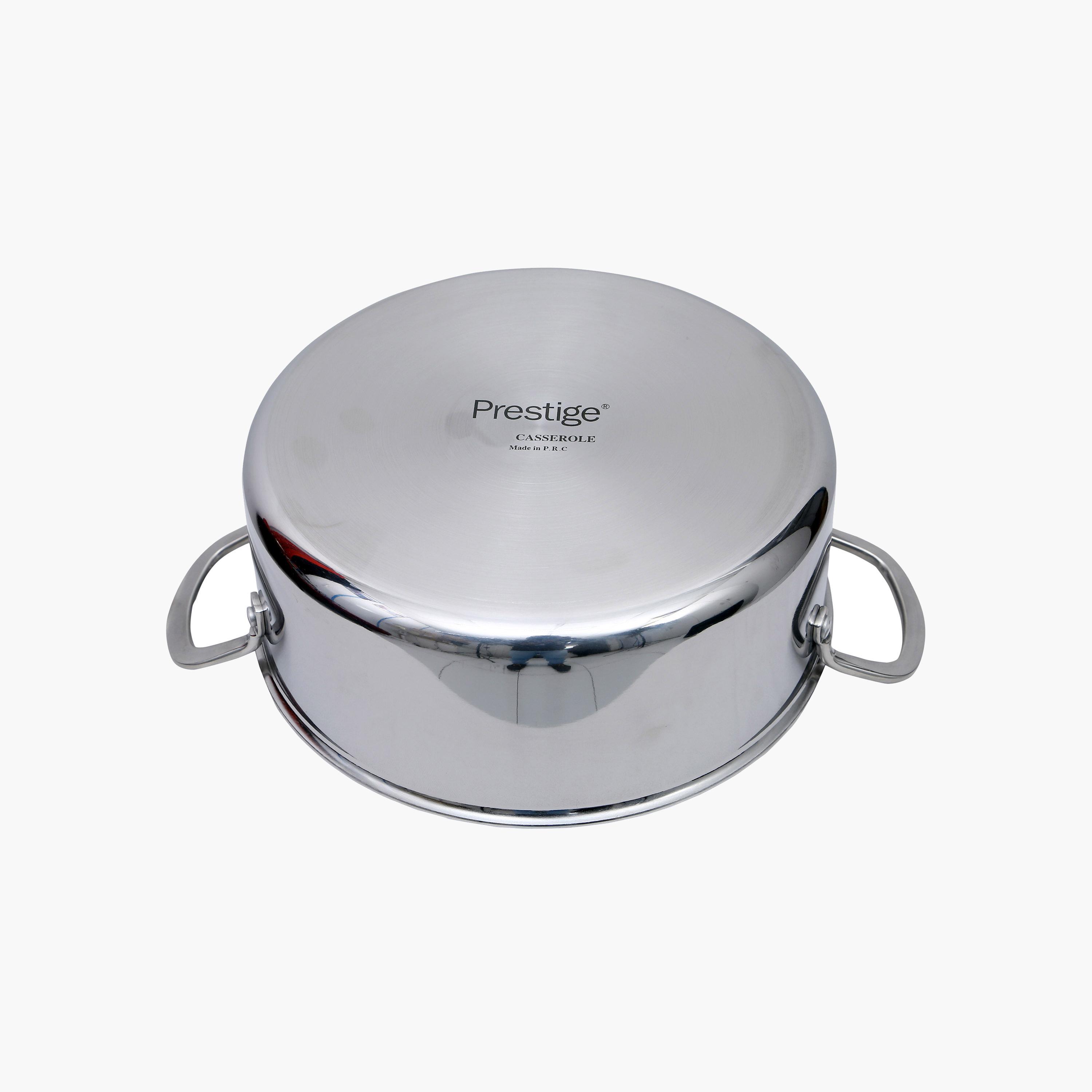 Stainless Steel Casserole Pot with Lid-household-kitchen-cookware-potsandpans-image-2