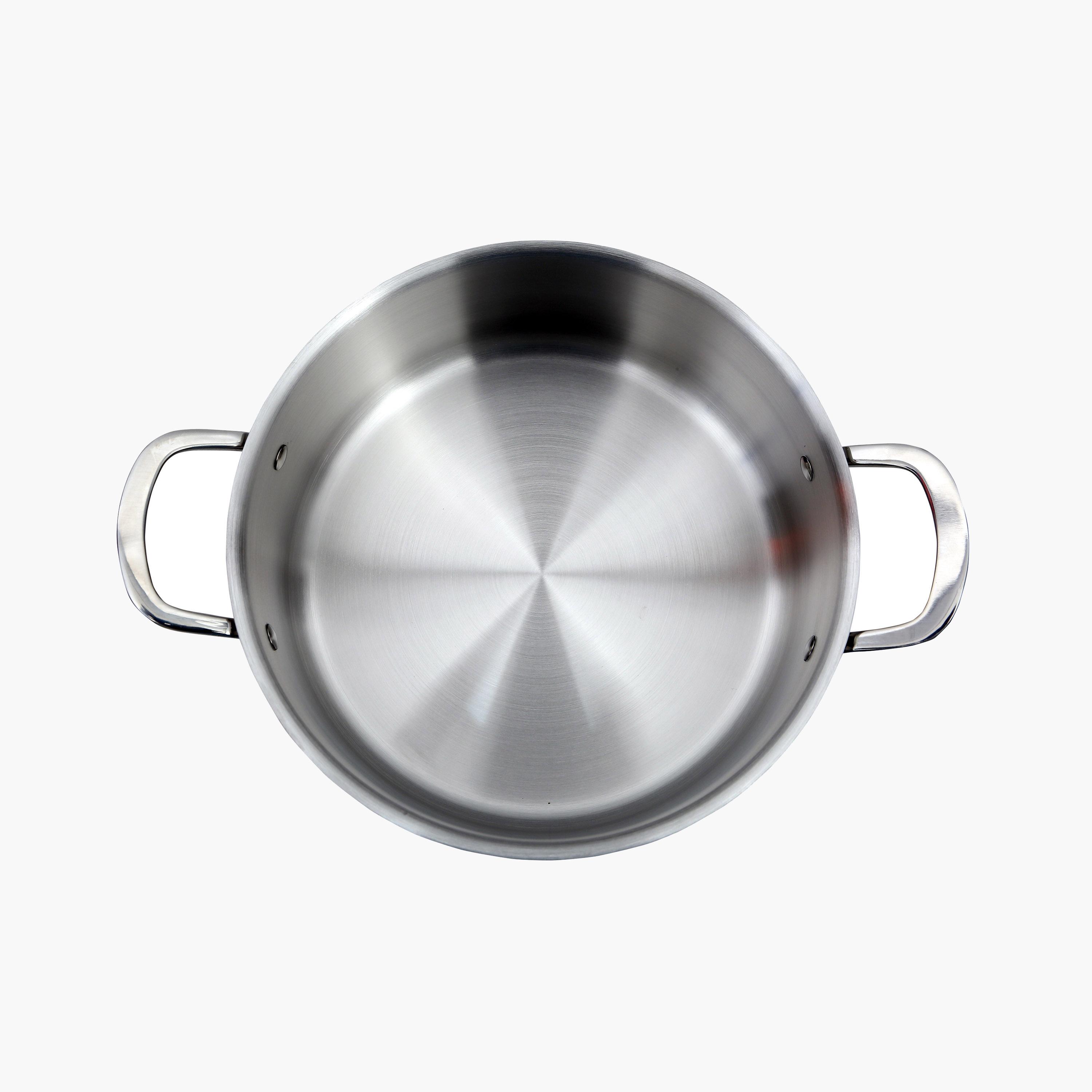 Stainless Steel Casserole Pot with Lid-household-kitchen-cookware-potsandpans-image-5