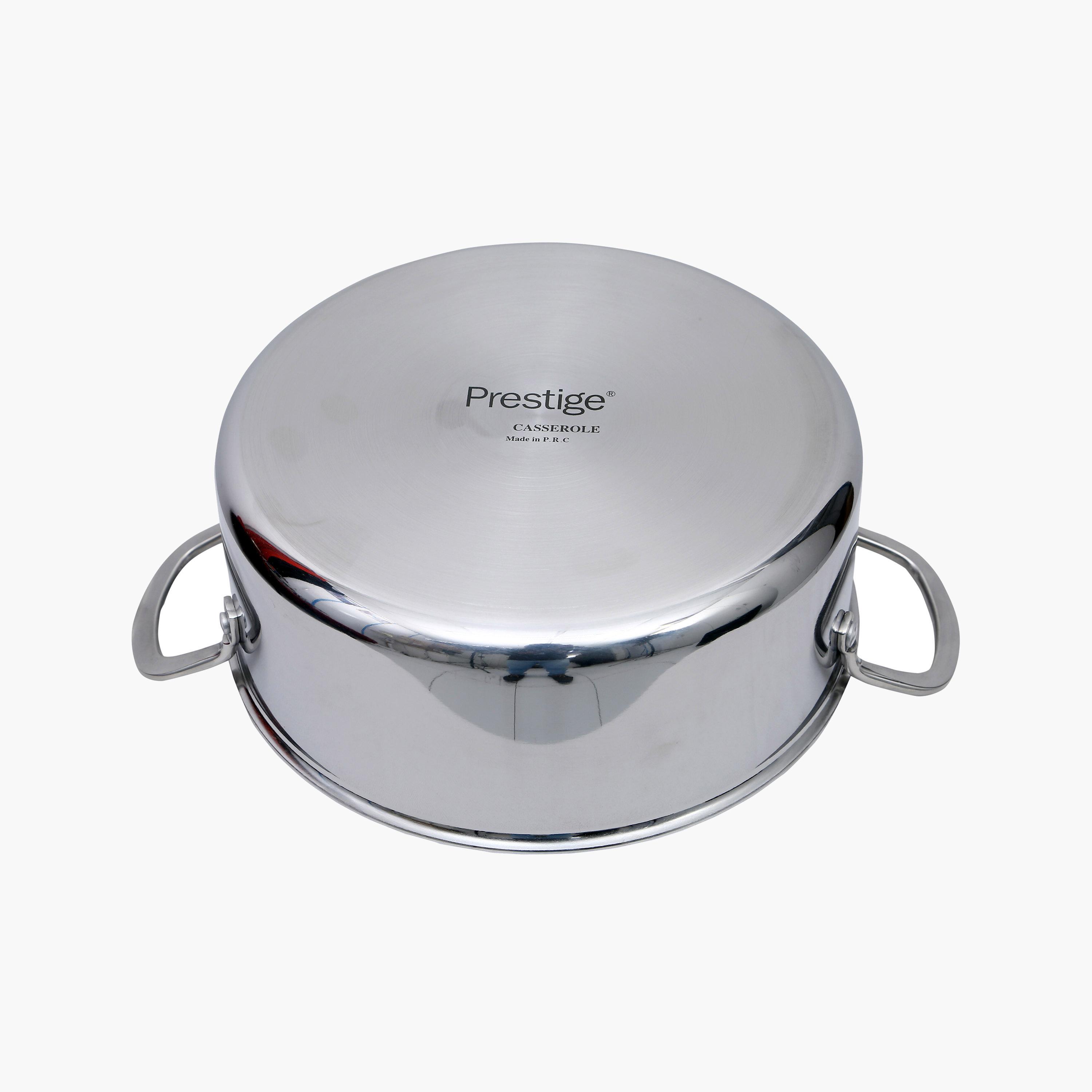 Stainless Steel Casserole Pot with Lid-household-kitchen-cookware-potsandpans-image-2