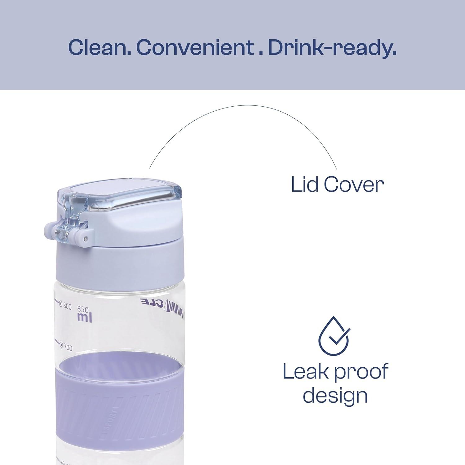 وينسور زجاجة مياه شفافة للترطيب 650 مل-household-dining-drinkserveware-bottles-image-4