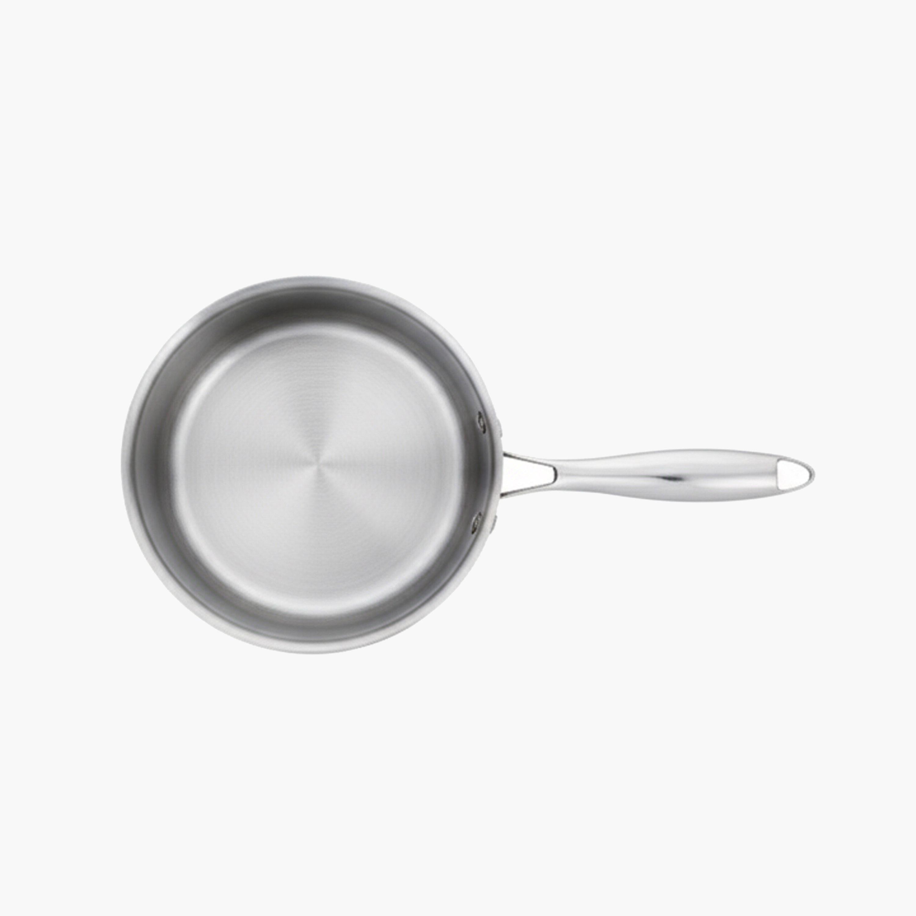 Stainless Steel Saucepan with Lid-household-kitchen-cookware-potsandpans-image-2