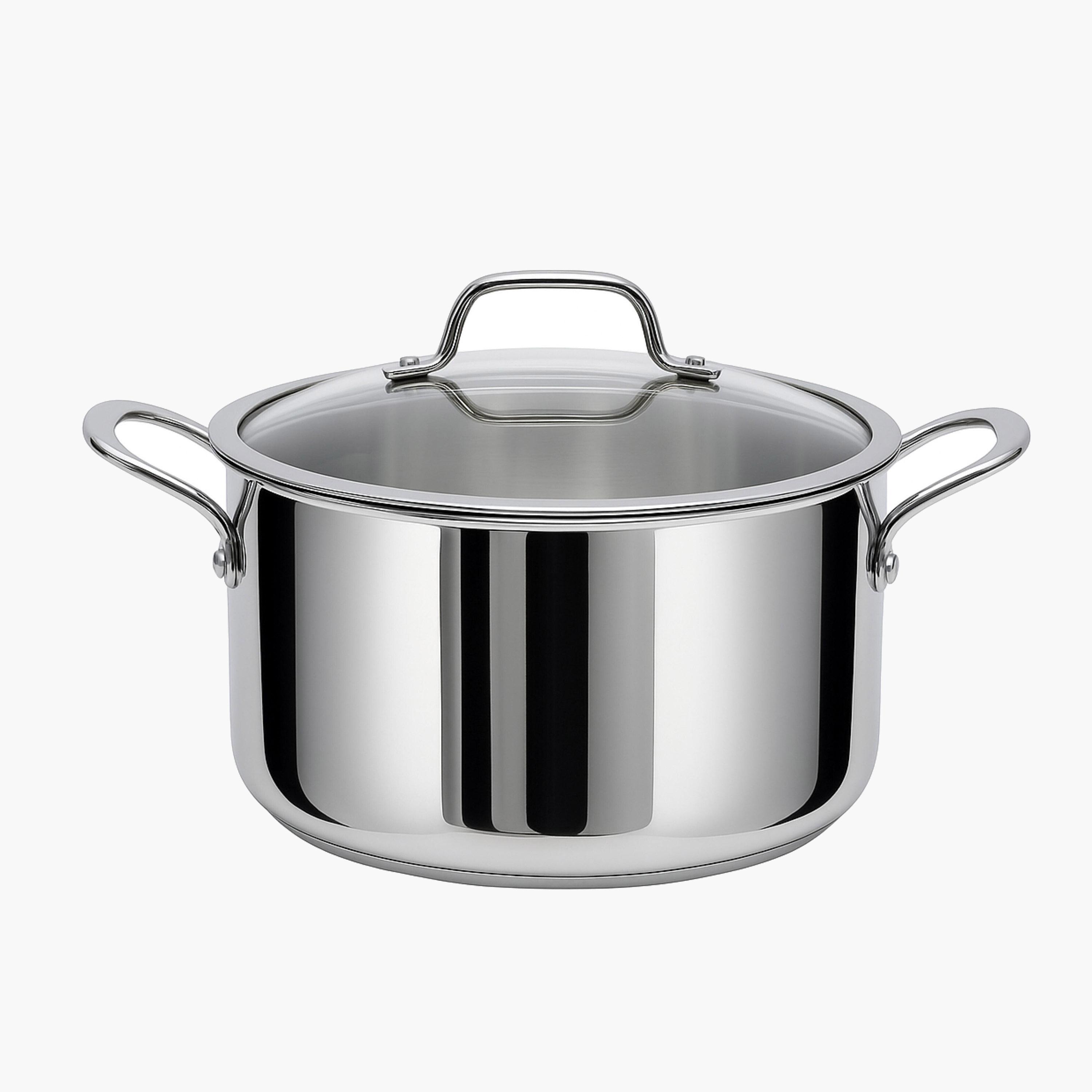 برستيج قدر كسرولة ستانلس ستيل مع غطاء-household-kitchen-cookware-potsandpans-image-1