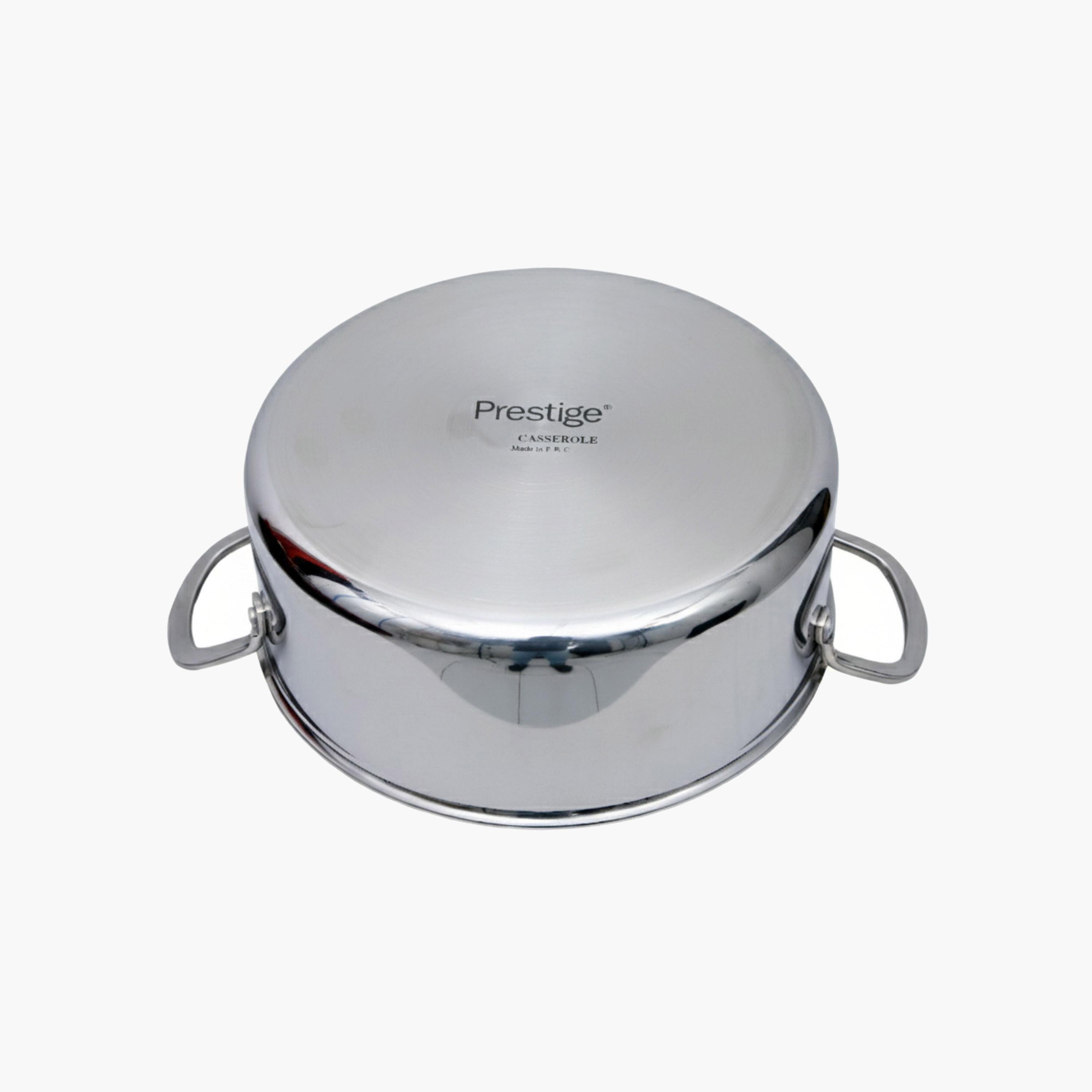 برستيج قدر كسرولة ستانلس ستيل مع غطاء-household-kitchen-cookware-potsandpans-image-2