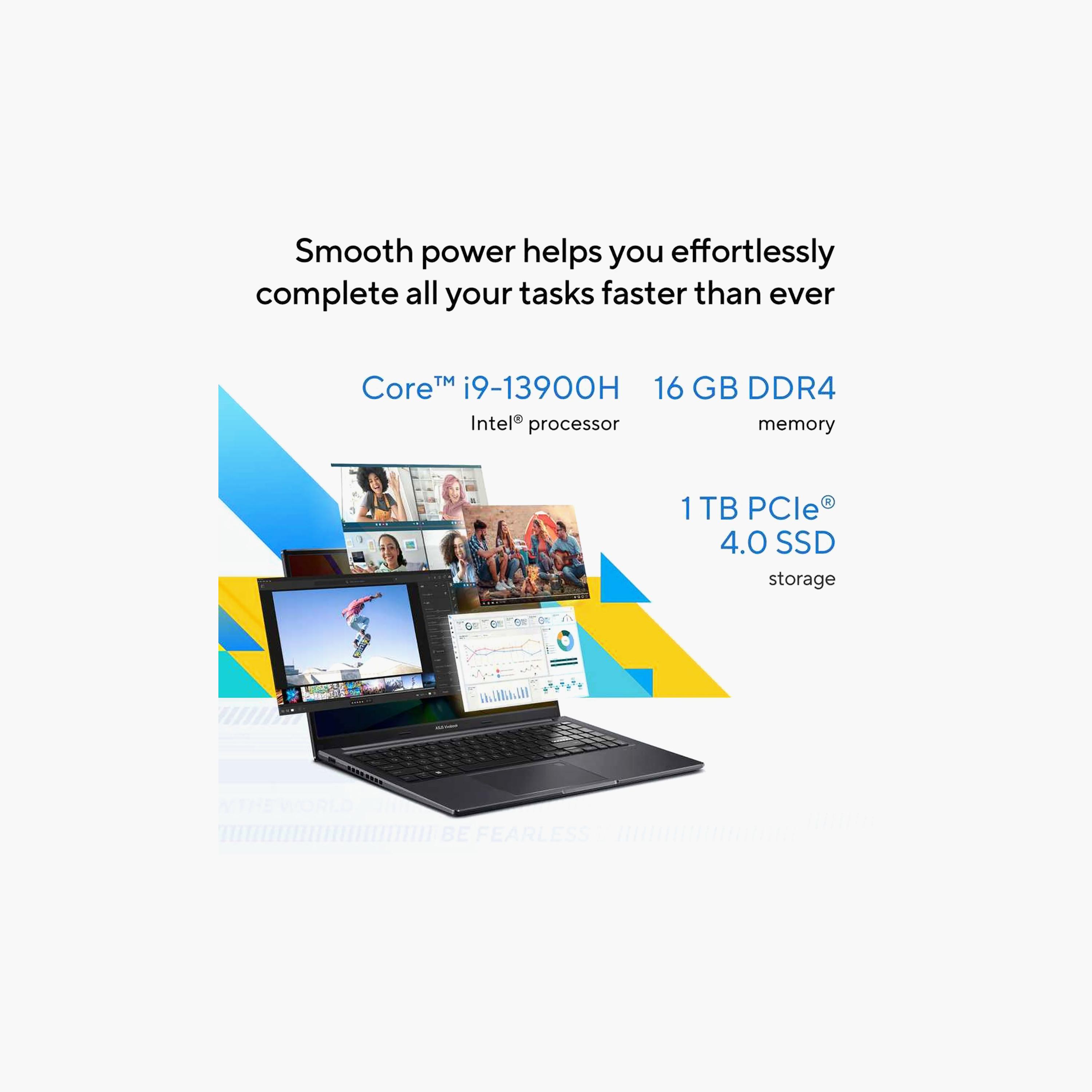 أسوس فيفوبوك 15(2025) كوبايلوت+ i9-13900H 15.6" عالية الدقة رام 16 جيجا SSD 1 تيرا آيريس Xe وين 11-electronics-laptops-image-3