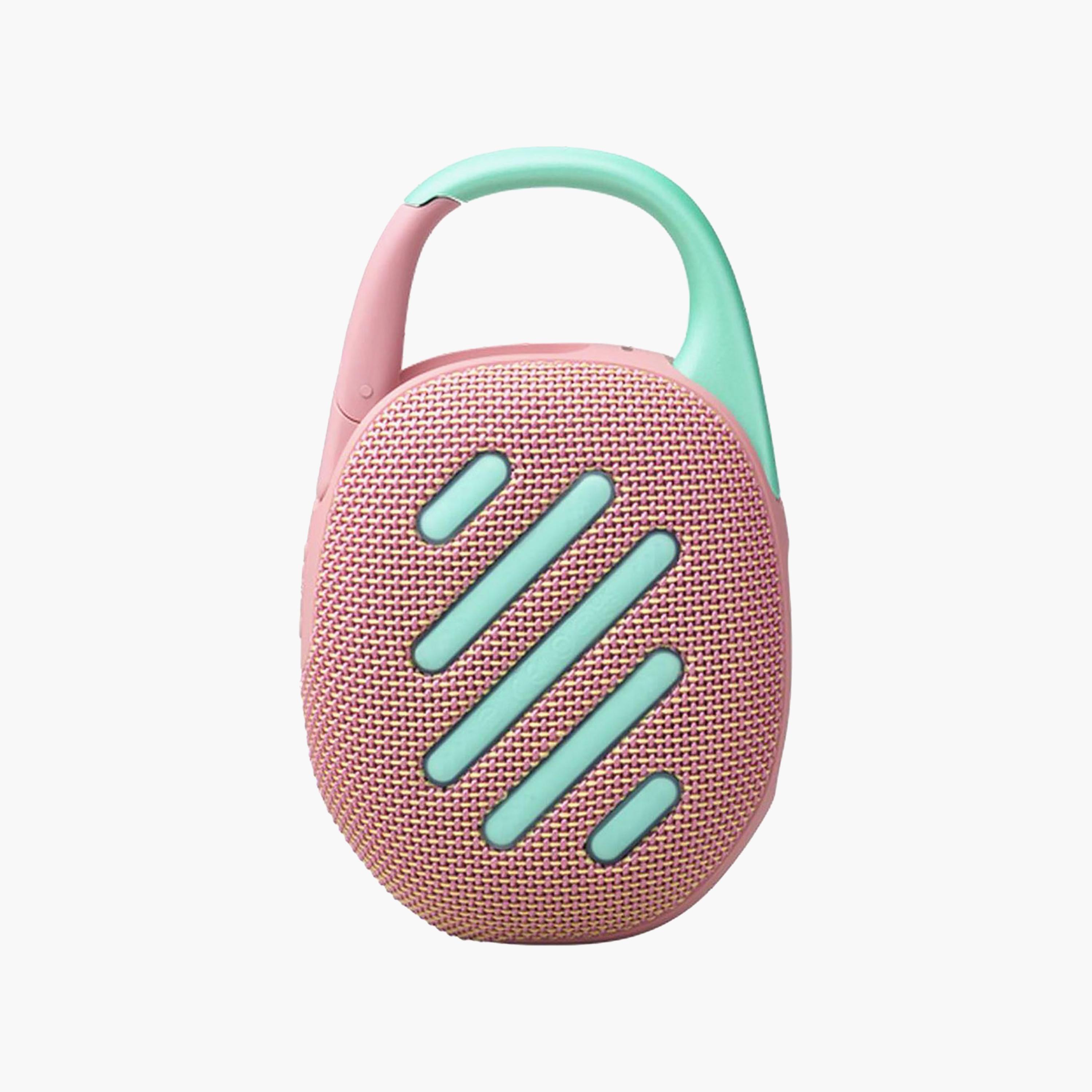 مكبر صوت جاي بي ال كليب 5 فائق الحمل ومقاوم للماء - وردي | JBLCLIP5PINK-electronics-speakers-image-4