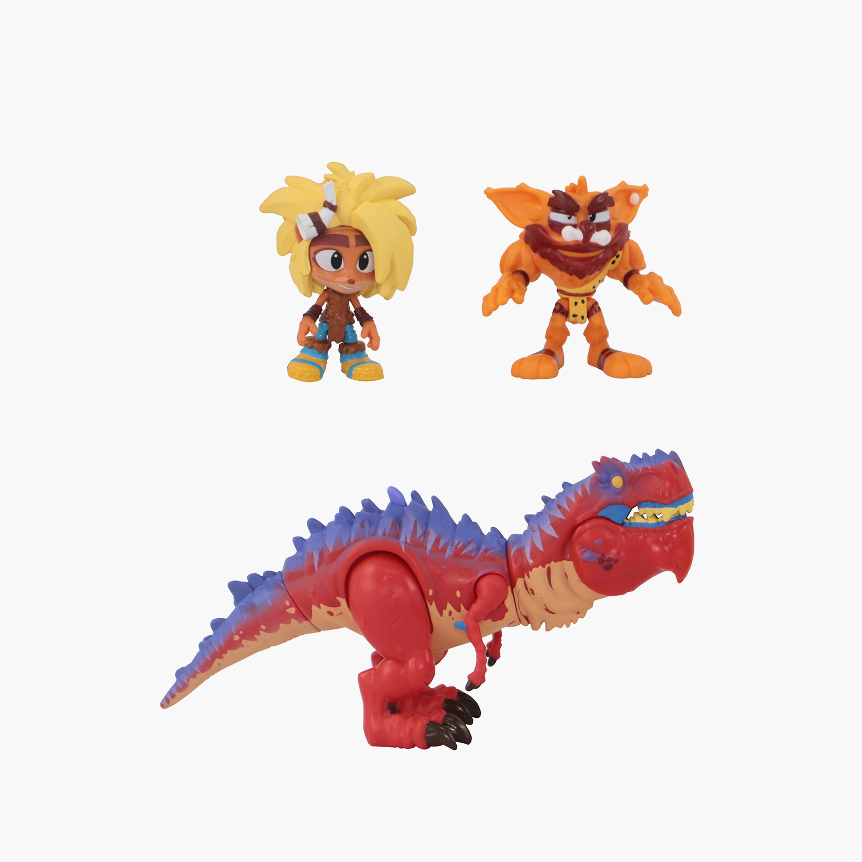 Crash Bandicoot 3-Piece Deluxe Dino Dash Diorama-toys-noveltyandcollectibles-collectibles-image-1