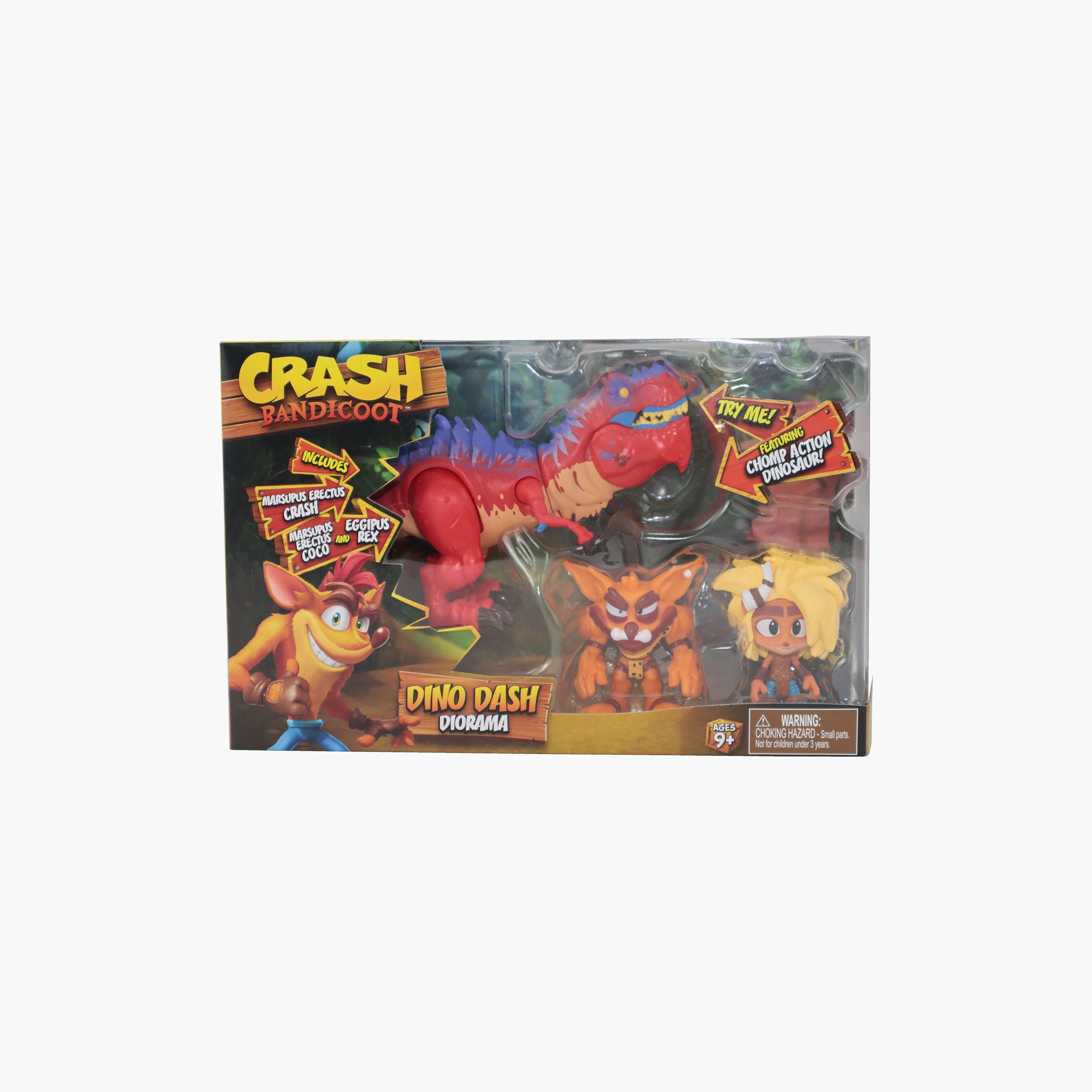 Crash Bandicoot 3-Piece Deluxe Dino Dash Diorama-toys-noveltyandcollectibles-collectibles-image-3