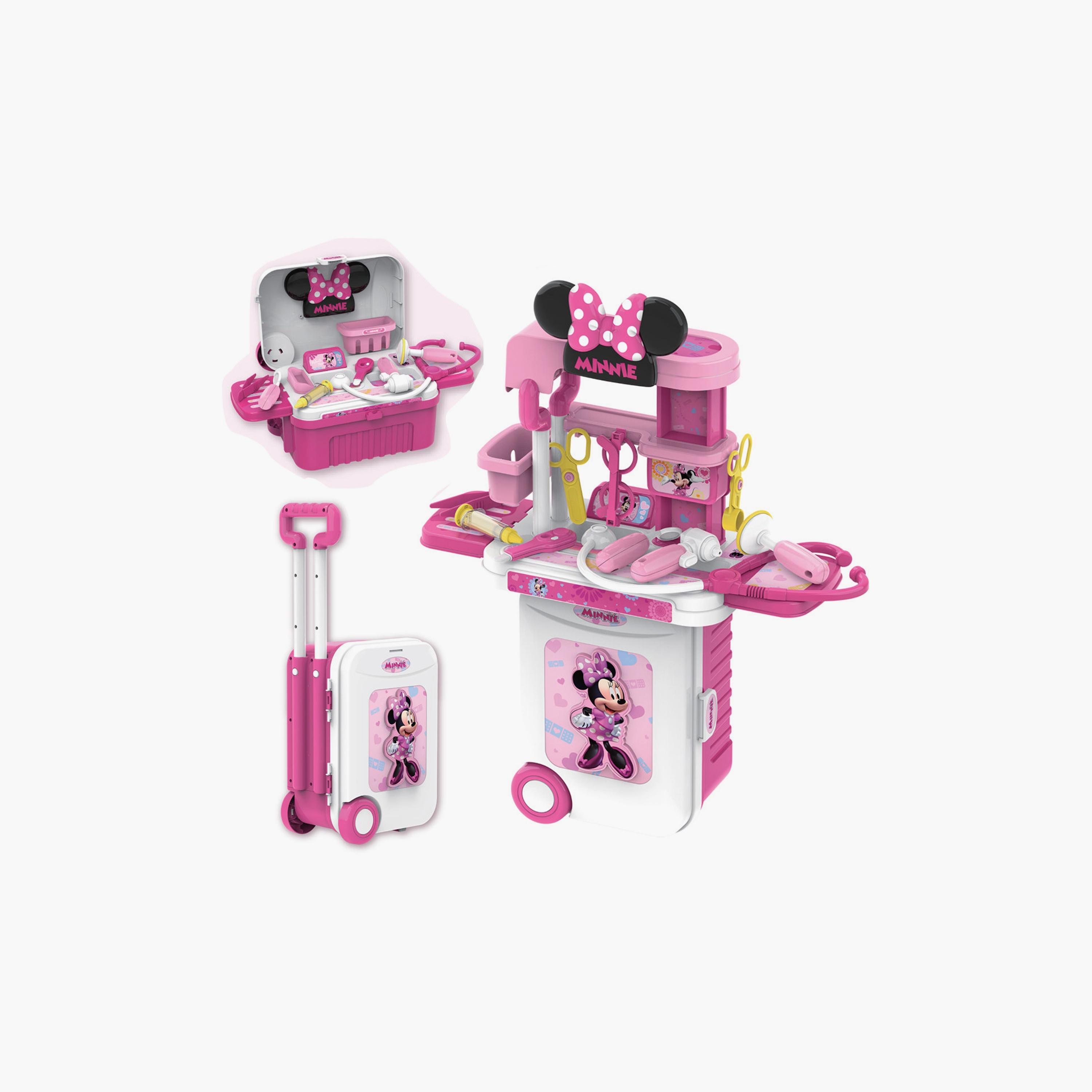 طقم لعب طبيب 3 في 1 ميني ماوس مع علبة عربة من ديزني-toys-roleplay-image-1