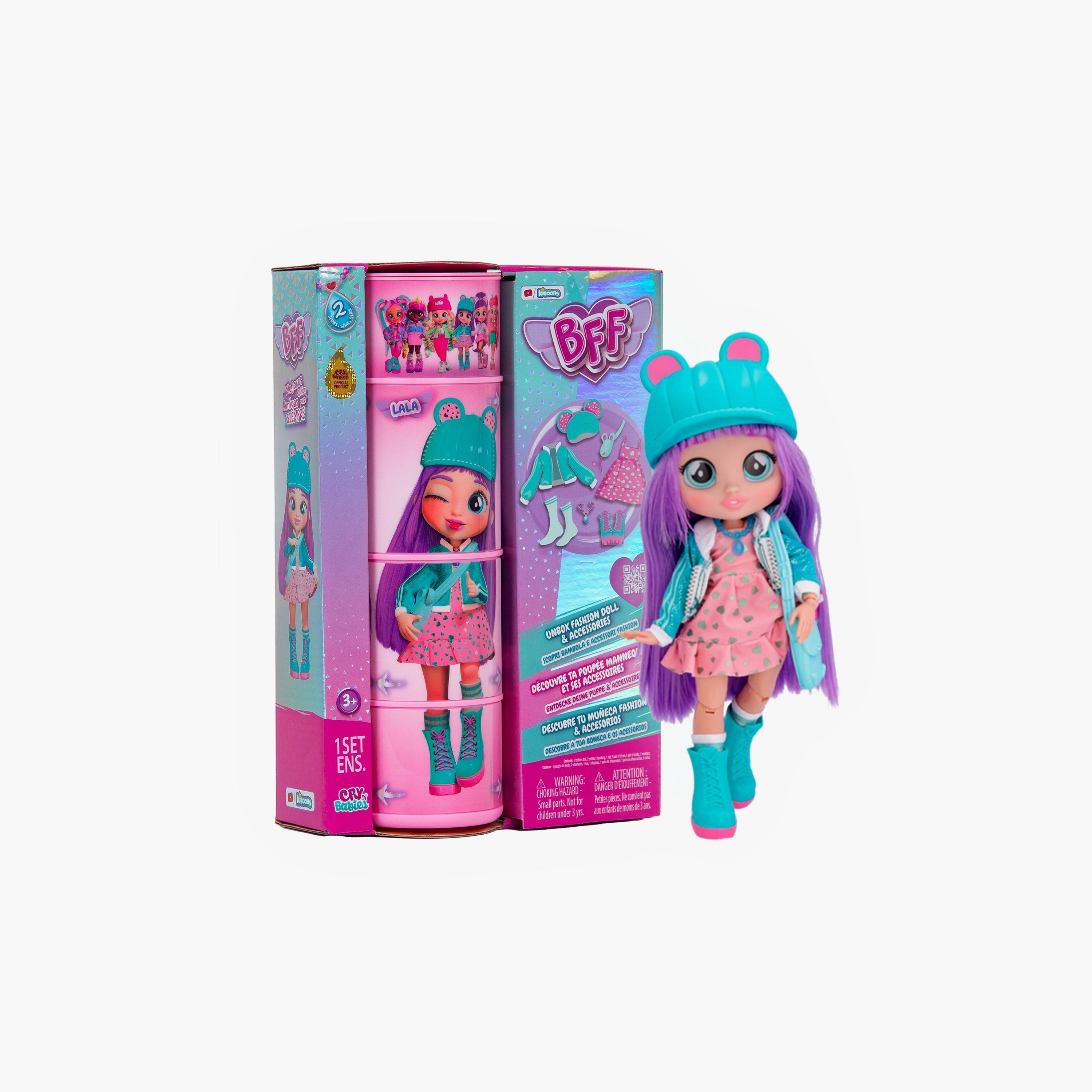 دمية أفضل صديق للأبد كراي بيبيز - لالا - 8 بوصات من آي إم سي تويز-toys-dollsandplaysets-dollplaysets-image-5