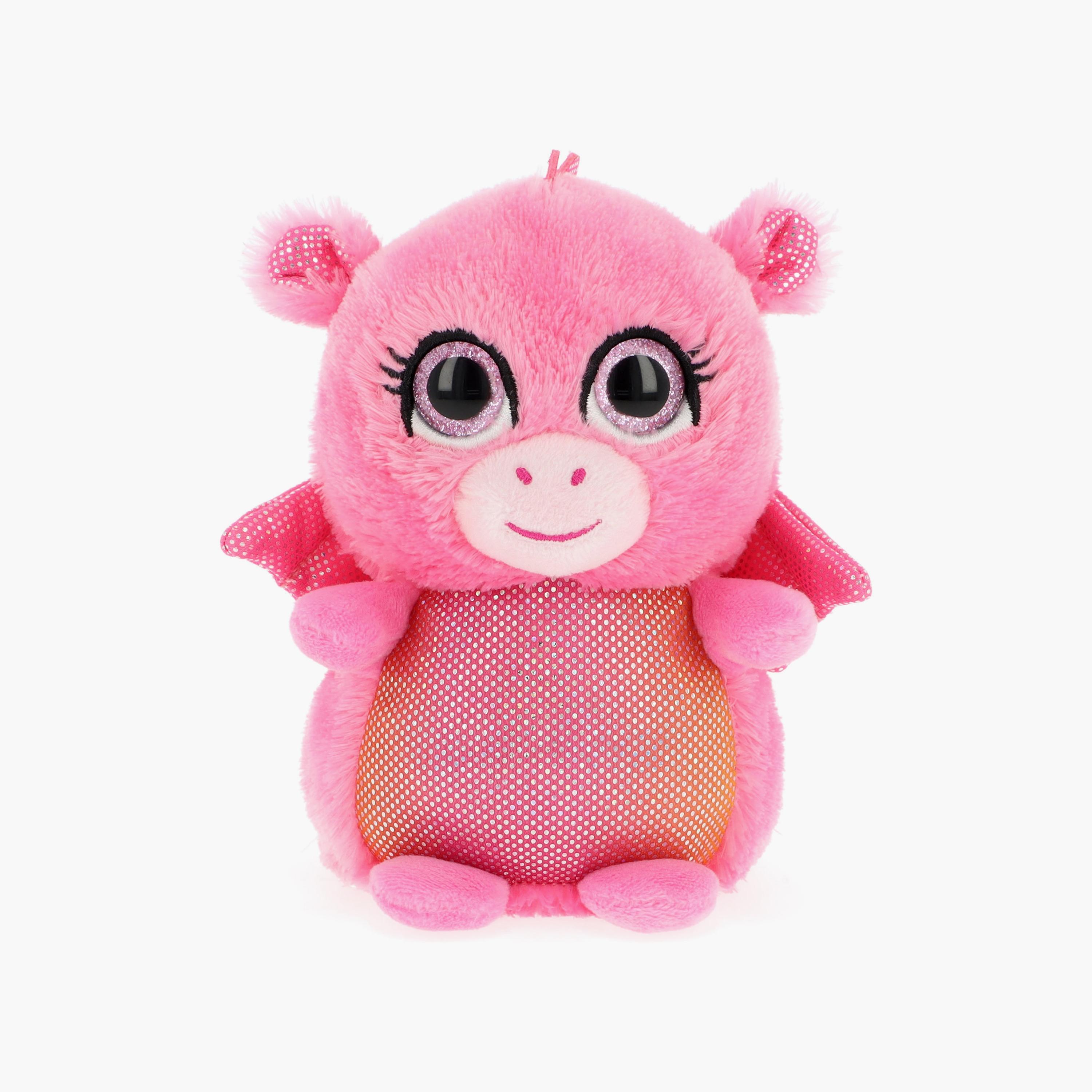 Keel Toys Dragon Pink Plush Toy - 14cm-toys-plushsofttoys-animals-image-1