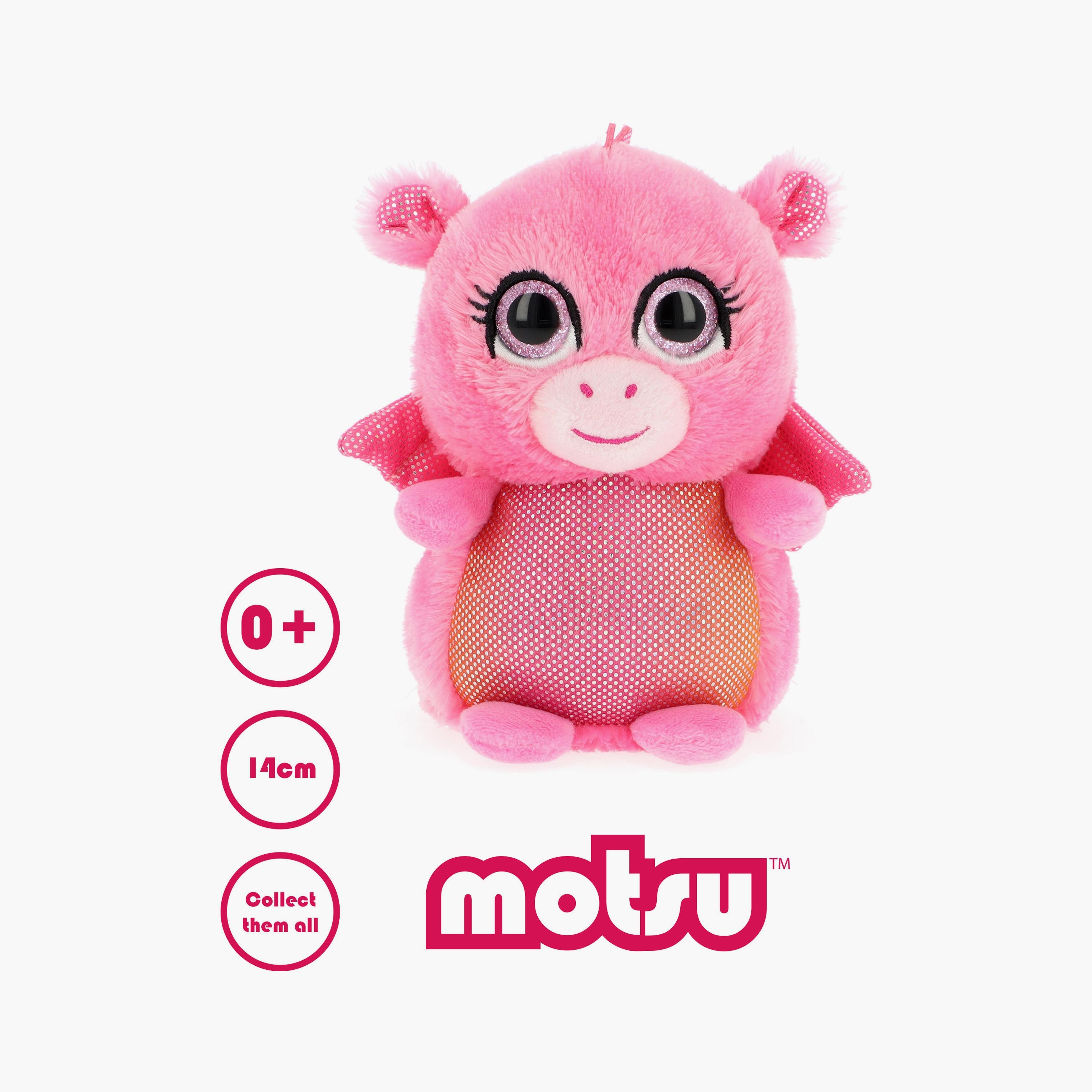 Keel Toys Dragon Pink Plush Toy - 14cm-toys-plushsofttoys-animals-image-3