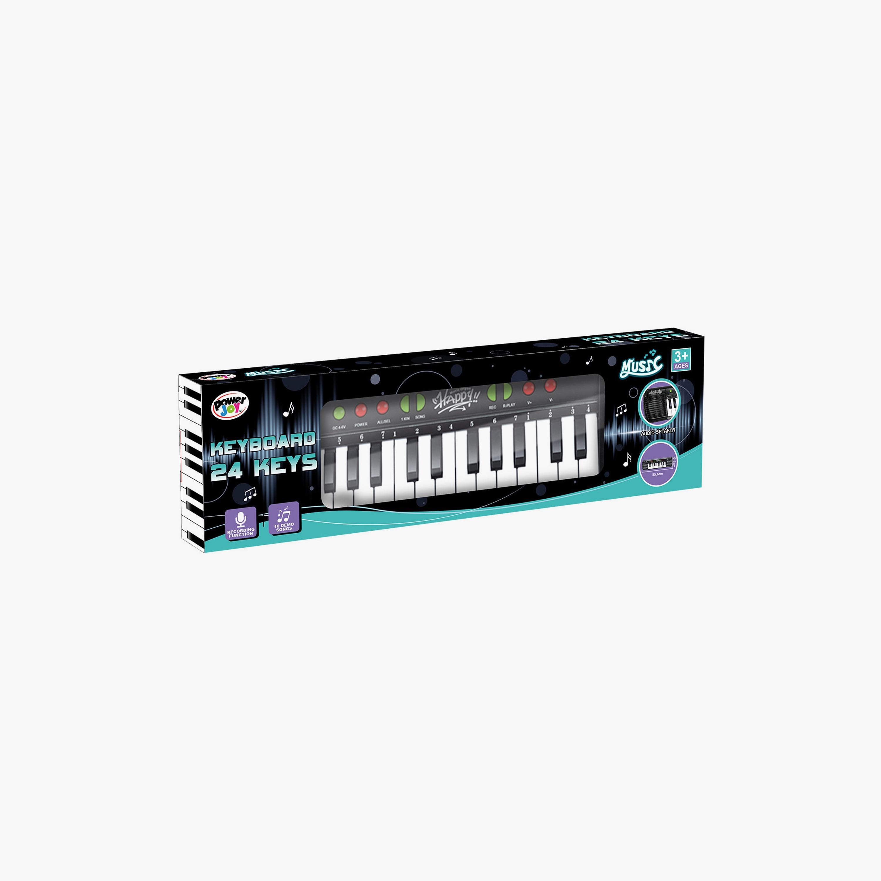 Power Joy Music Keyboard 24 Keys With Mic Battery Operated-toys-educational-musicaltoys-image-3