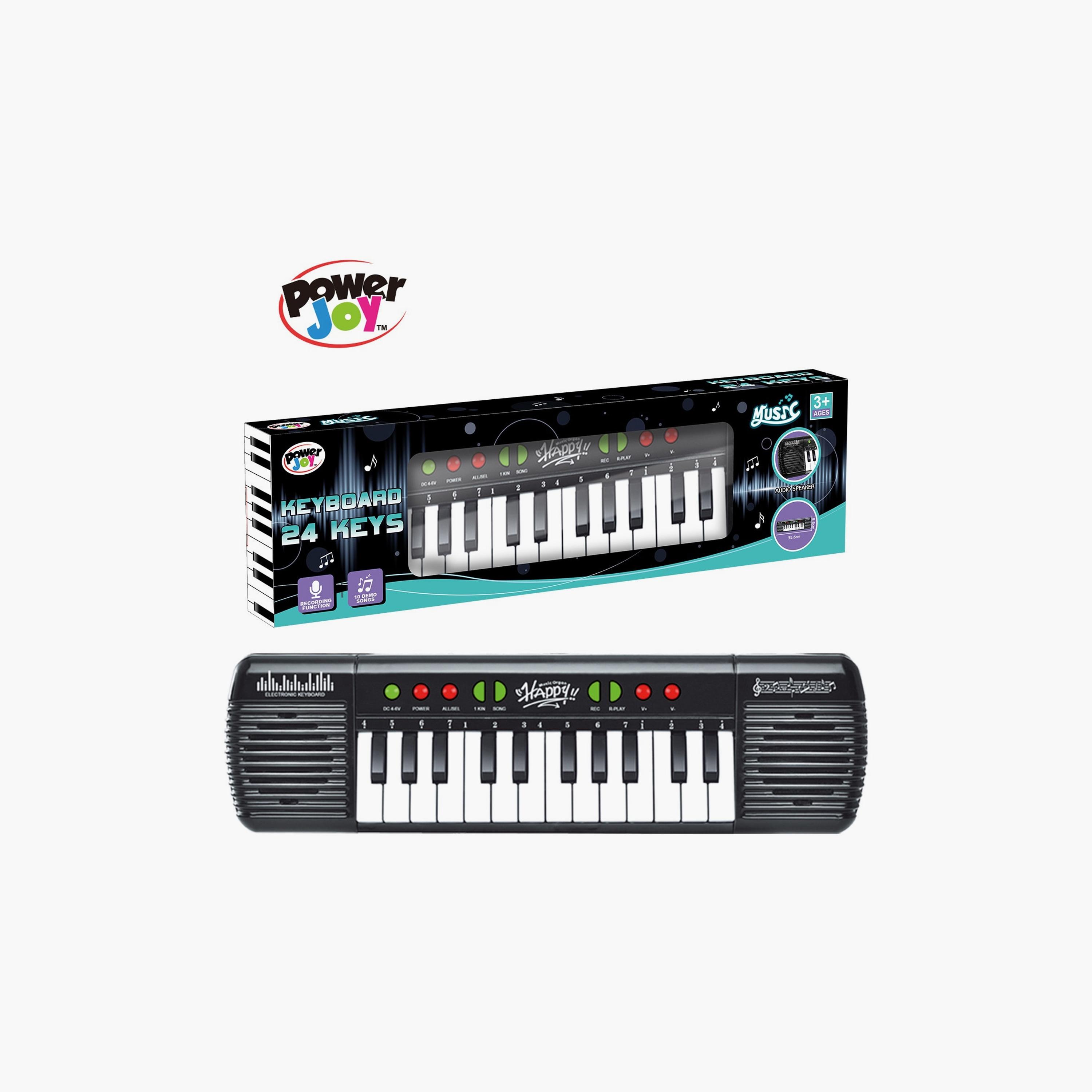 Power Joy Music Keyboard 24 Keys With Mic Battery Operated-toys-educational-musicaltoys-image-4