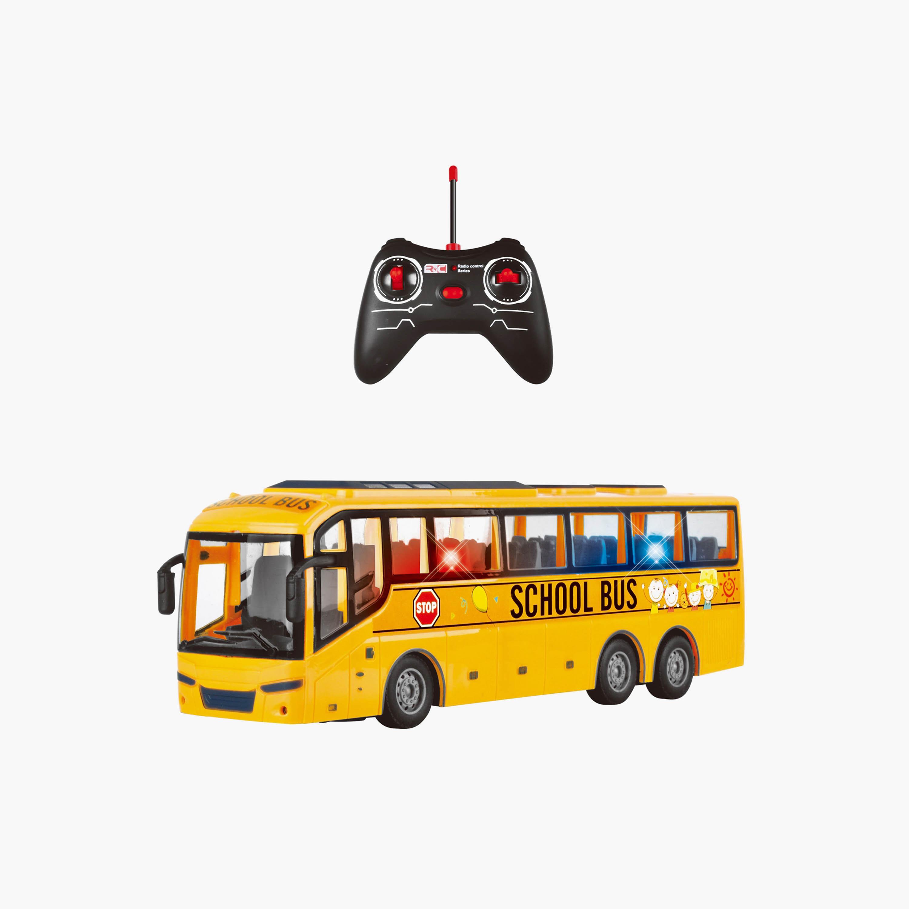 Power Joy Remote Control School Bus With Lights-toys-remotecontrolledvehicles-rccars-image-1