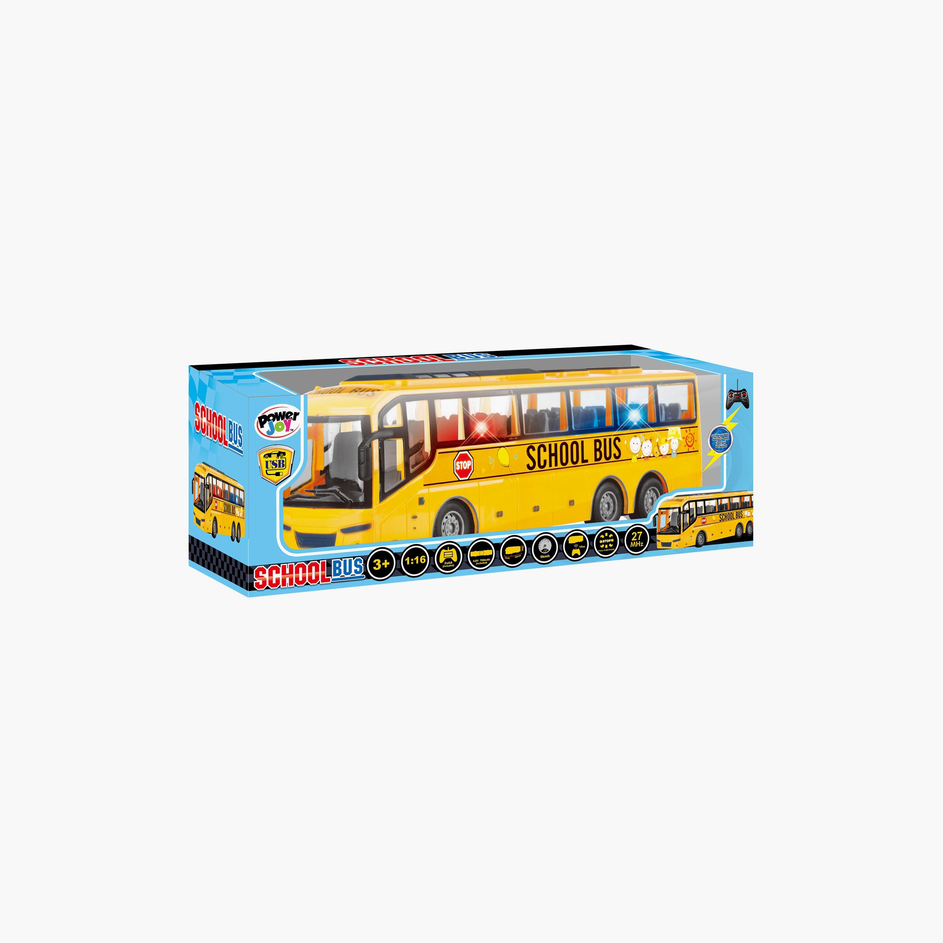Power Joy Remote Control School Bus With Lights-toys-remotecontrolledvehicles-rccars-image-3