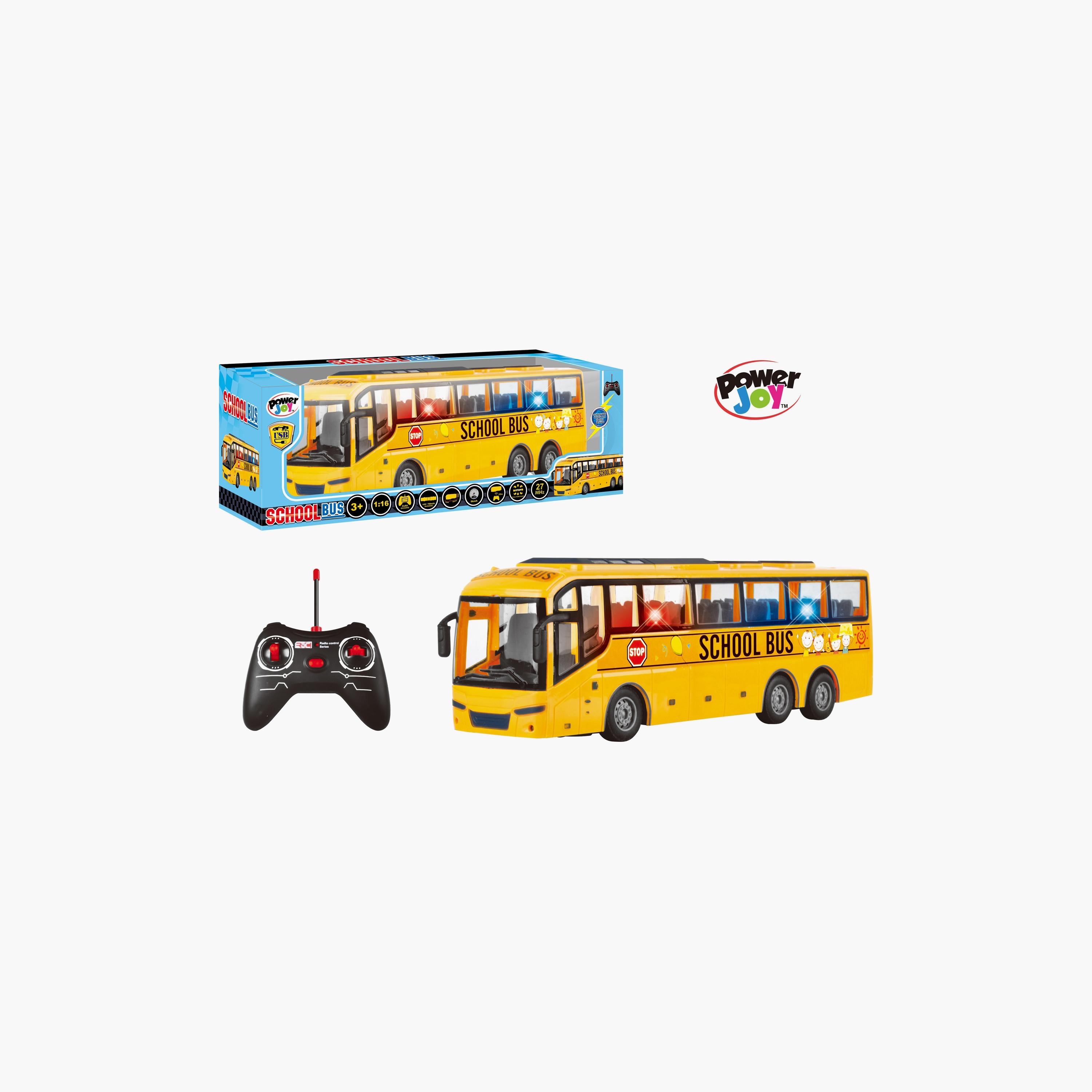 Power Joy Remote Control School Bus With Lights-toys-remotecontrolledvehicles-rccars-image-5