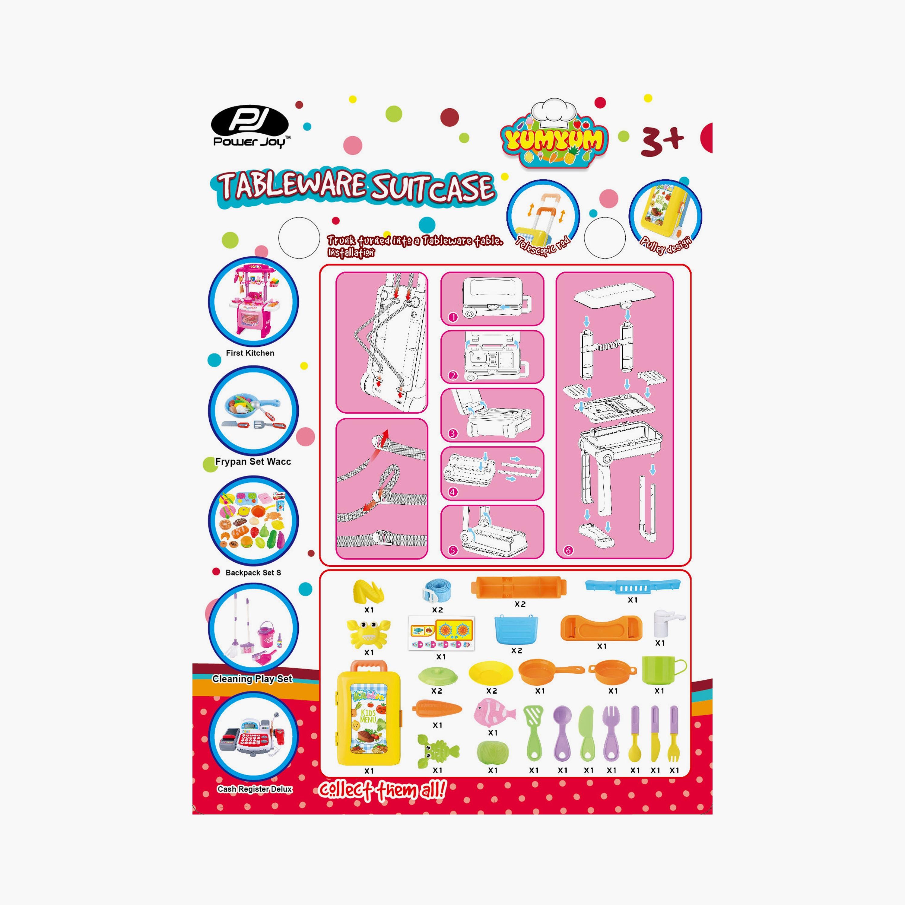 طقم حقيبة أدوات مائدة يَم يَم 31 قطعة من باور جوي-toys-roleplay-image-4