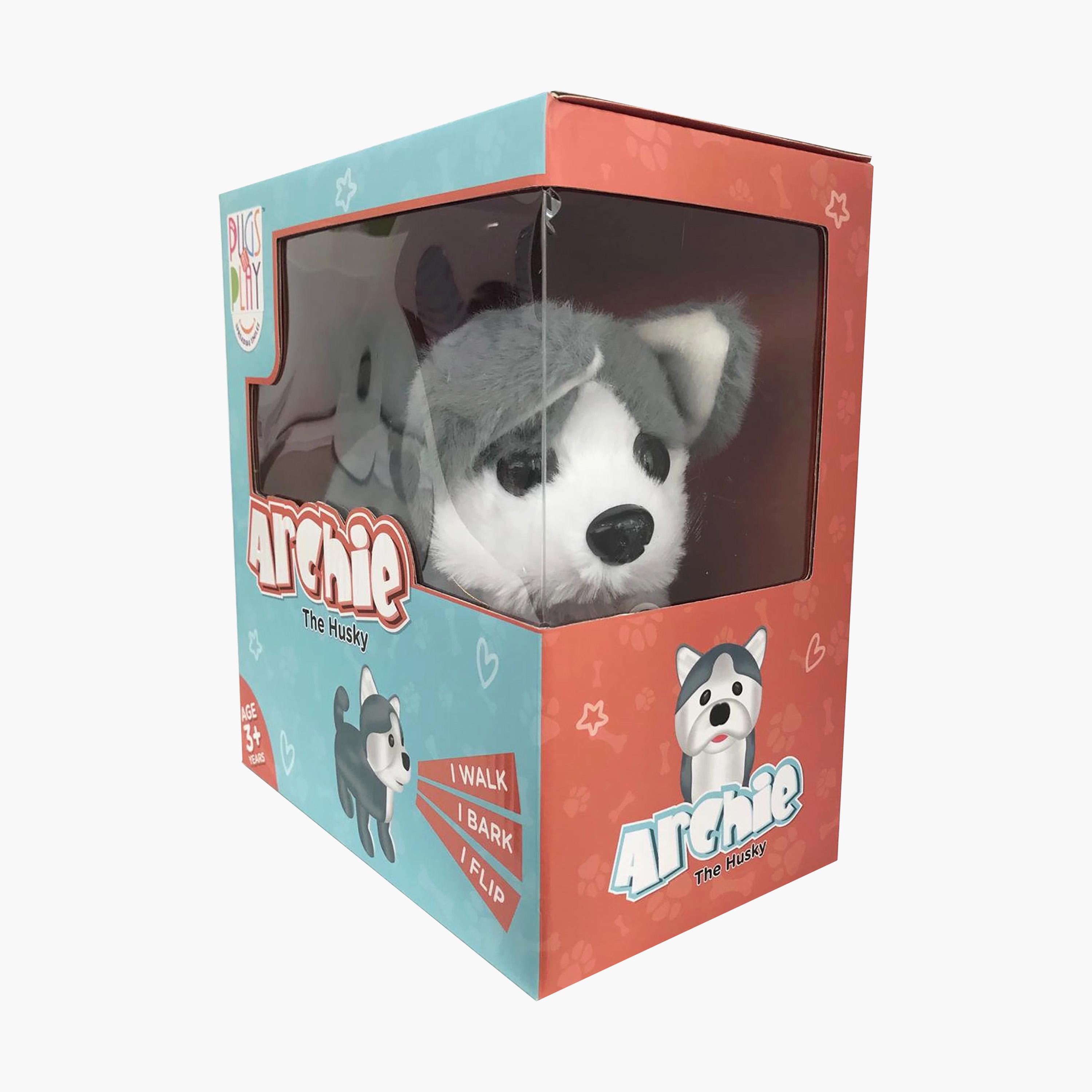 Pugs At Play Archie Flipping Dog Plush Toy - 8-inch-toys-plushsofttoys-animals-image-5