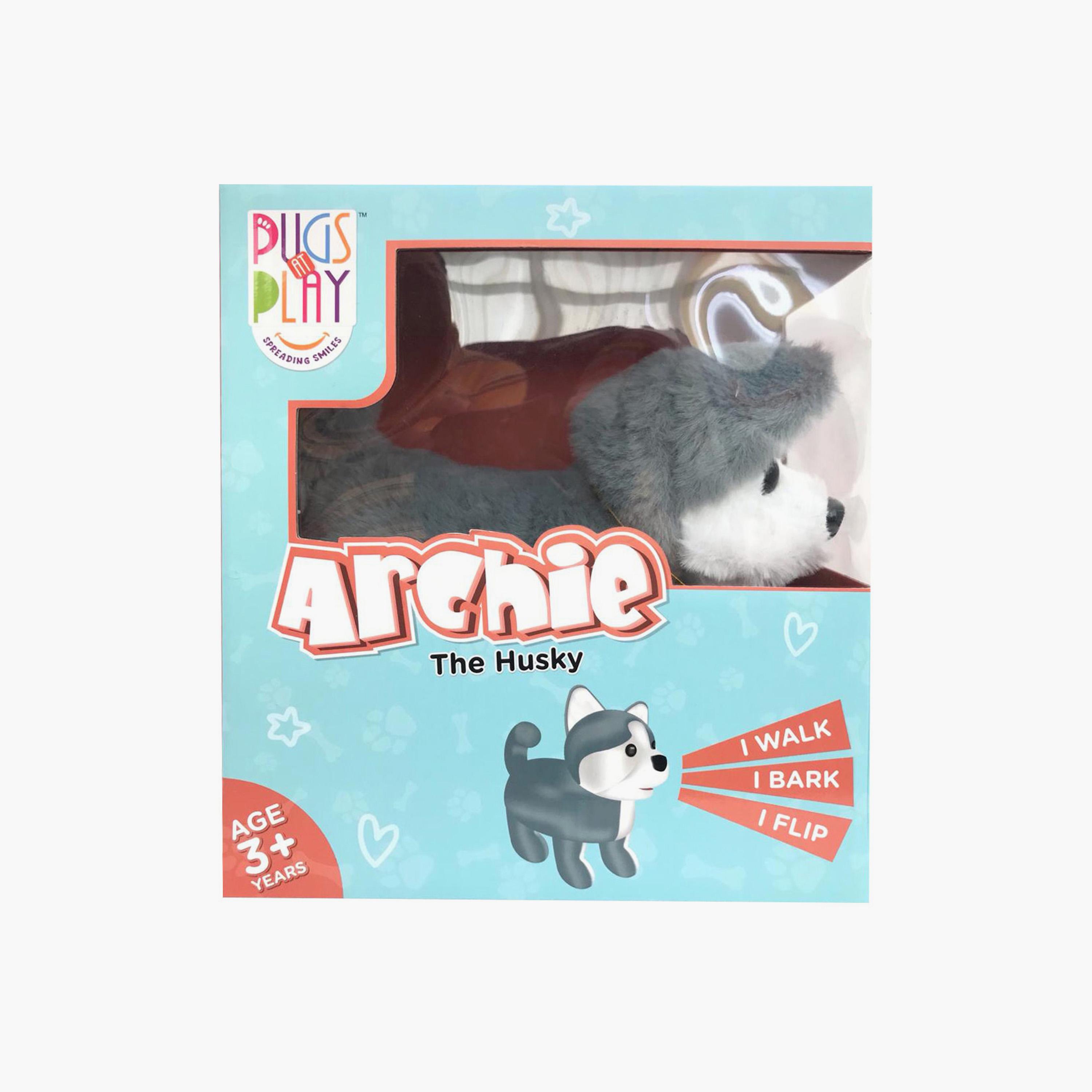 Pugs At Play Archie Flipping Dog Plush Toy - 8-inch-toys-plushsofttoys-animals-image-6