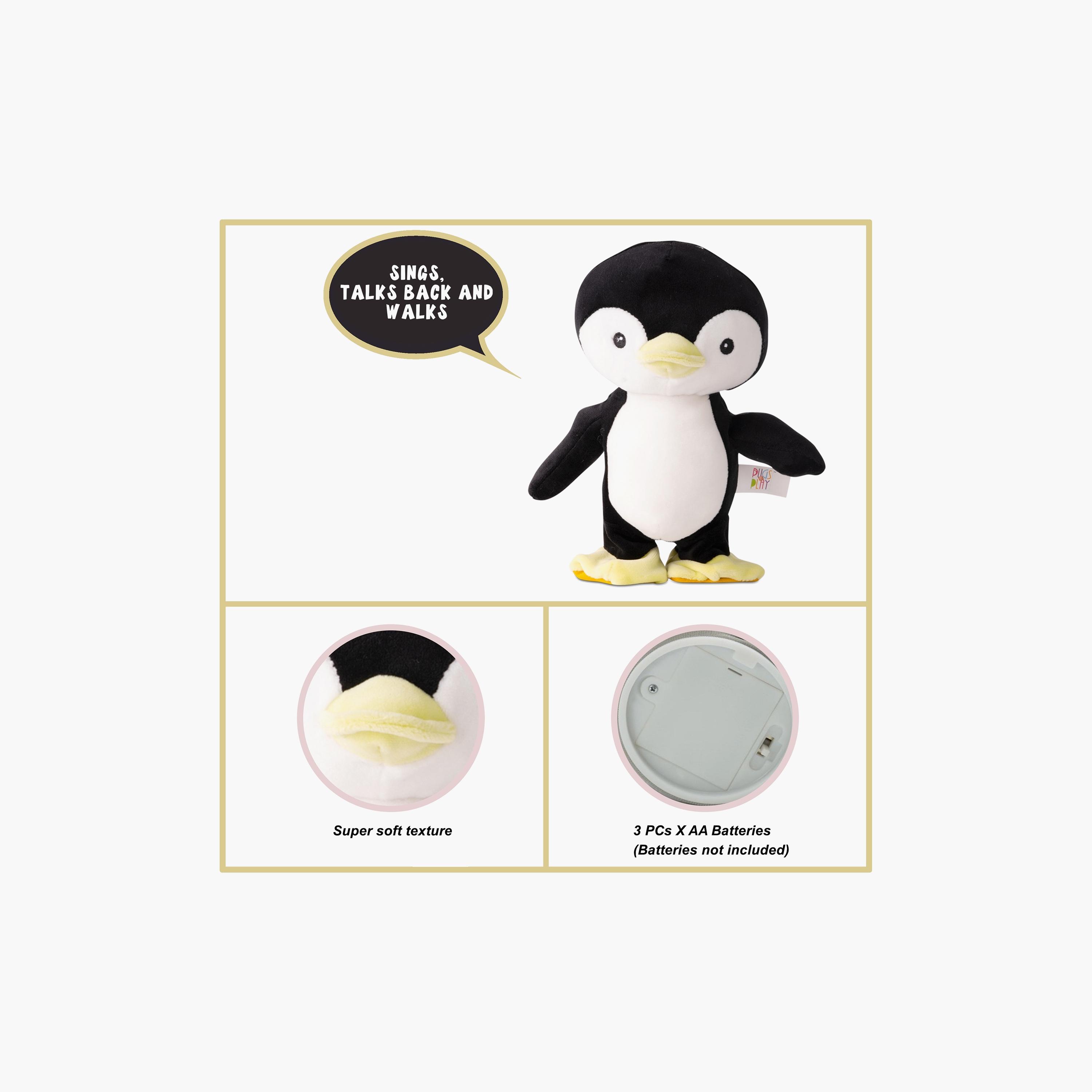 لعبة دمية سنووي يمشي ويتحدث - 9 بوصات تعمل بالبطارية من باجز آت بلاي-toys-plushsofttoys-animals-image-9