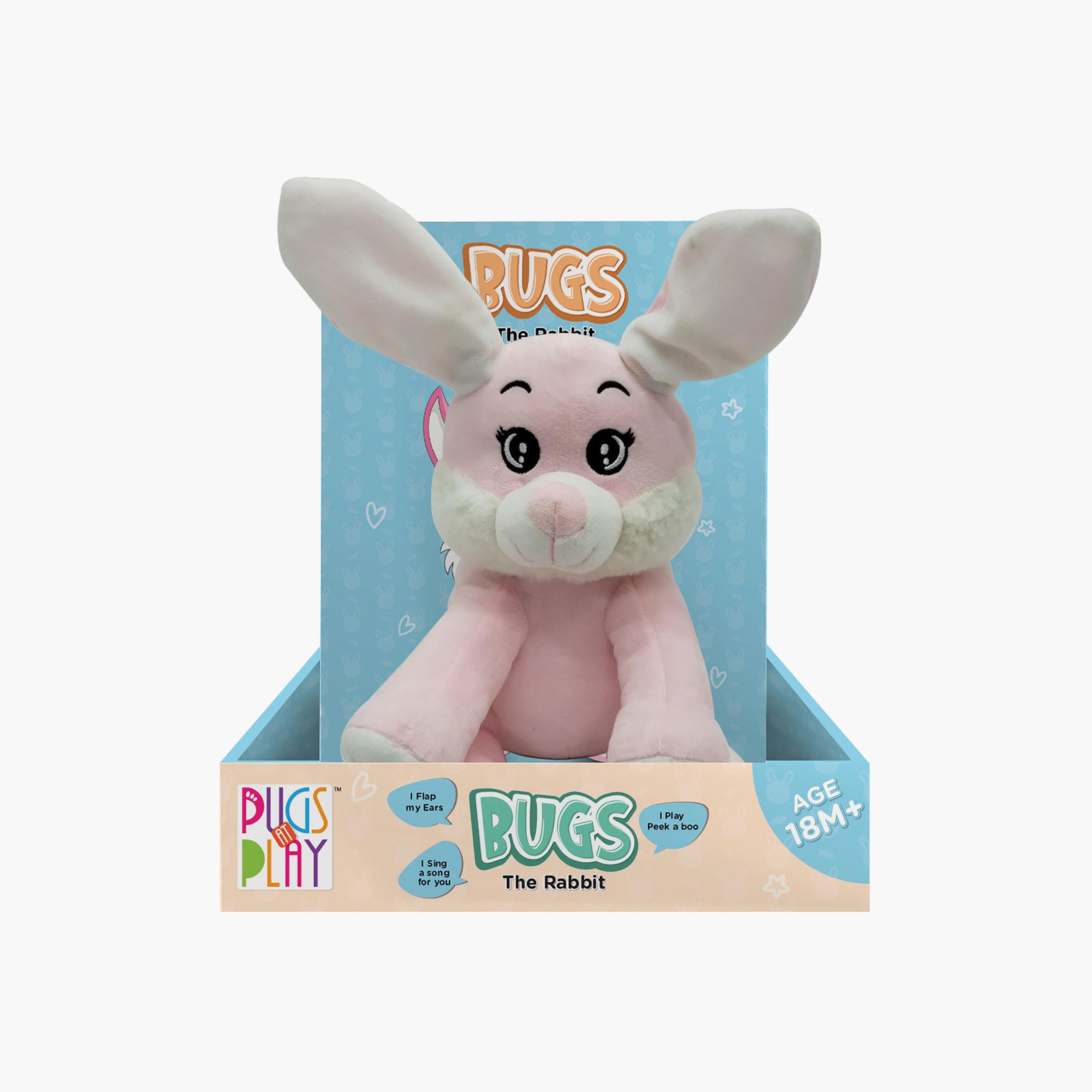 Pugs At Play Battery Operated Peek A Boo Bugs Plush Toy - 10-inch-toys-plushsofttoys-animals-image-2