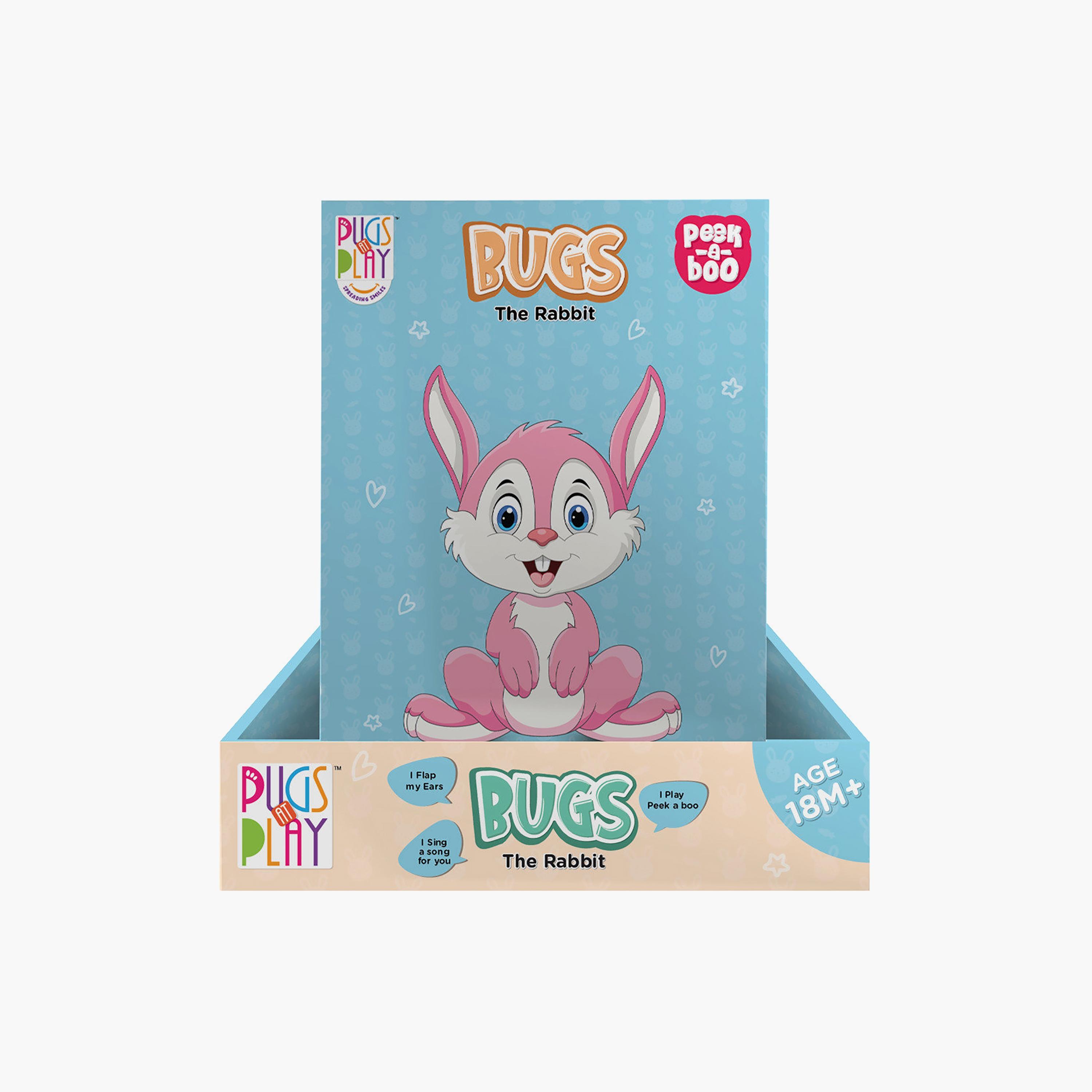 Pugs At Play Battery Operated Peek A Boo Bugs Plush Toy - 10-inch-toys-plushsofttoys-animals-image-3