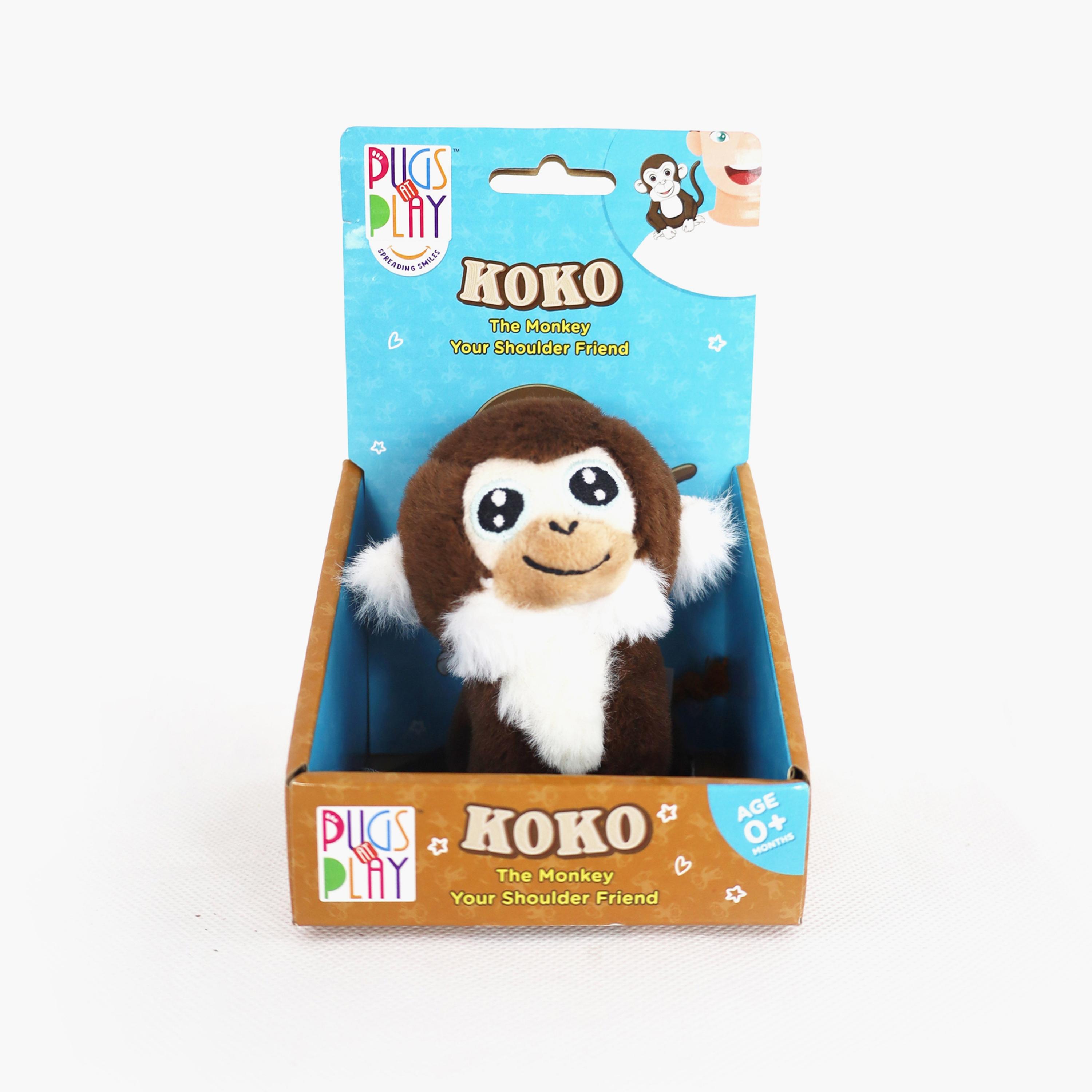 Pugs At Play Shoulder Buddy Koko Plush Toy - 4-inch-toys-plushsofttoys-animals-image-2