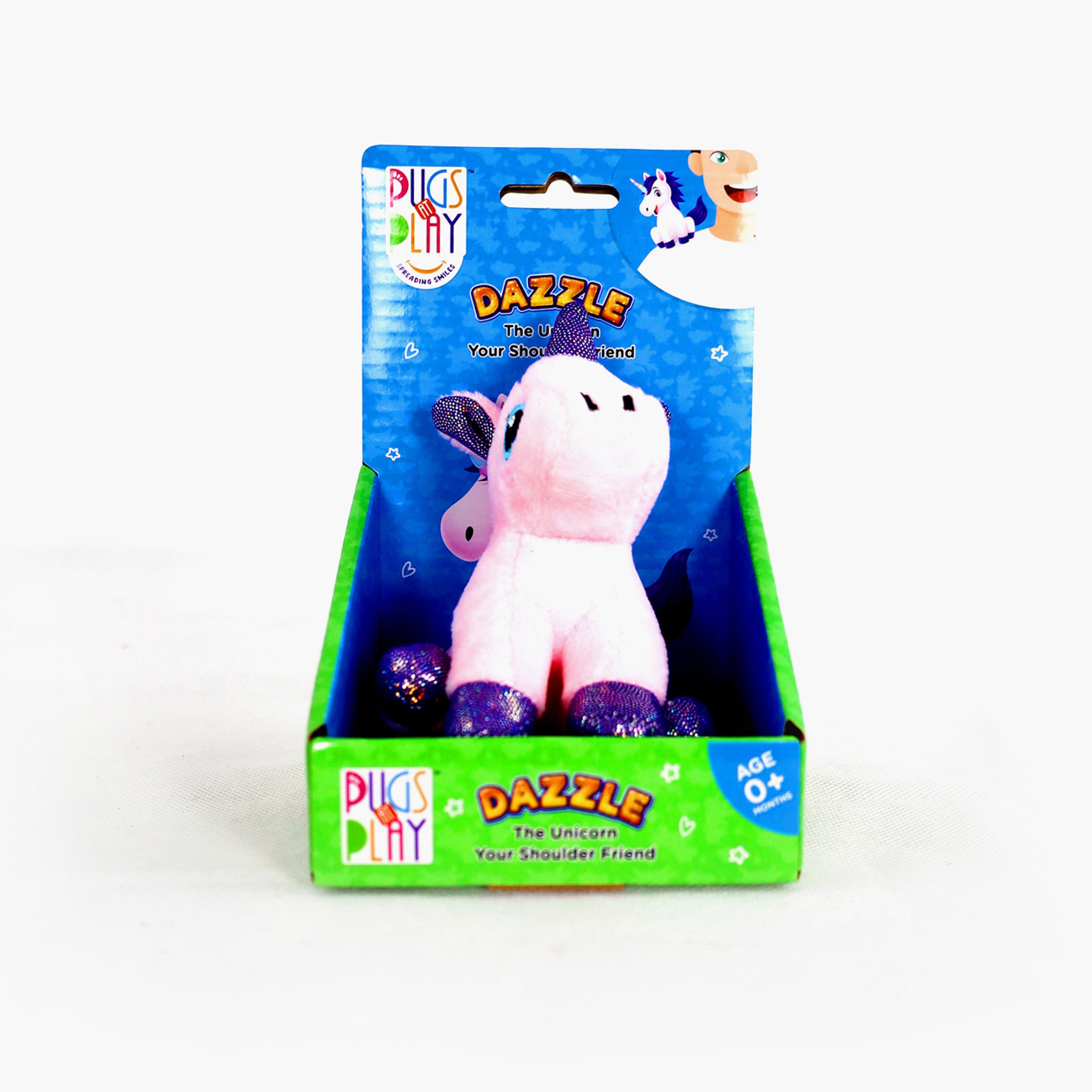 Pugs At Play Shoulder Buddy Dazzel Plush Toy - 4-inch-toys-plushsofttoys-animals-image-3