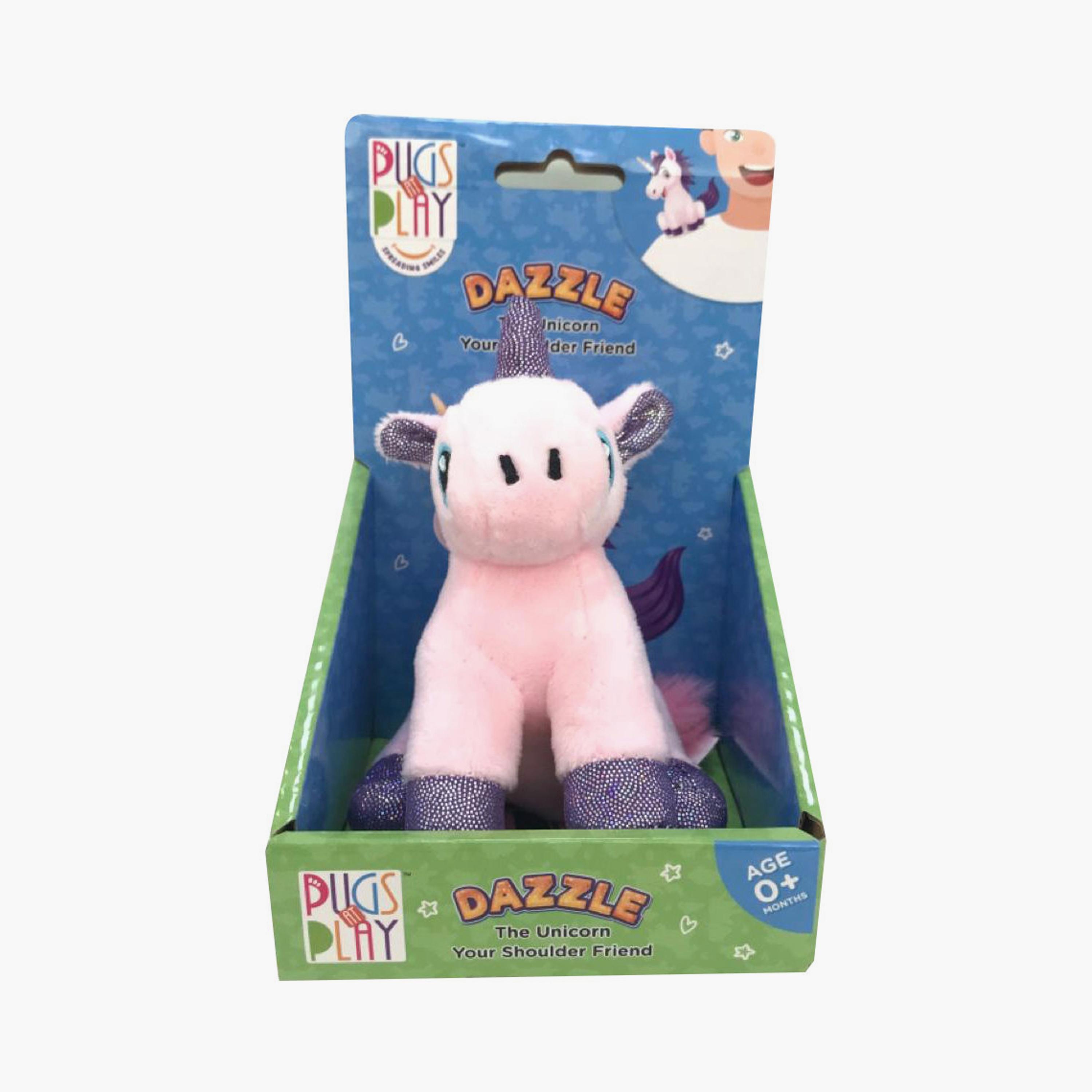 Pugs At Play Shoulder Buddy Dazzel Plush Toy - 4-inch-toys-plushsofttoys-animals-image-7