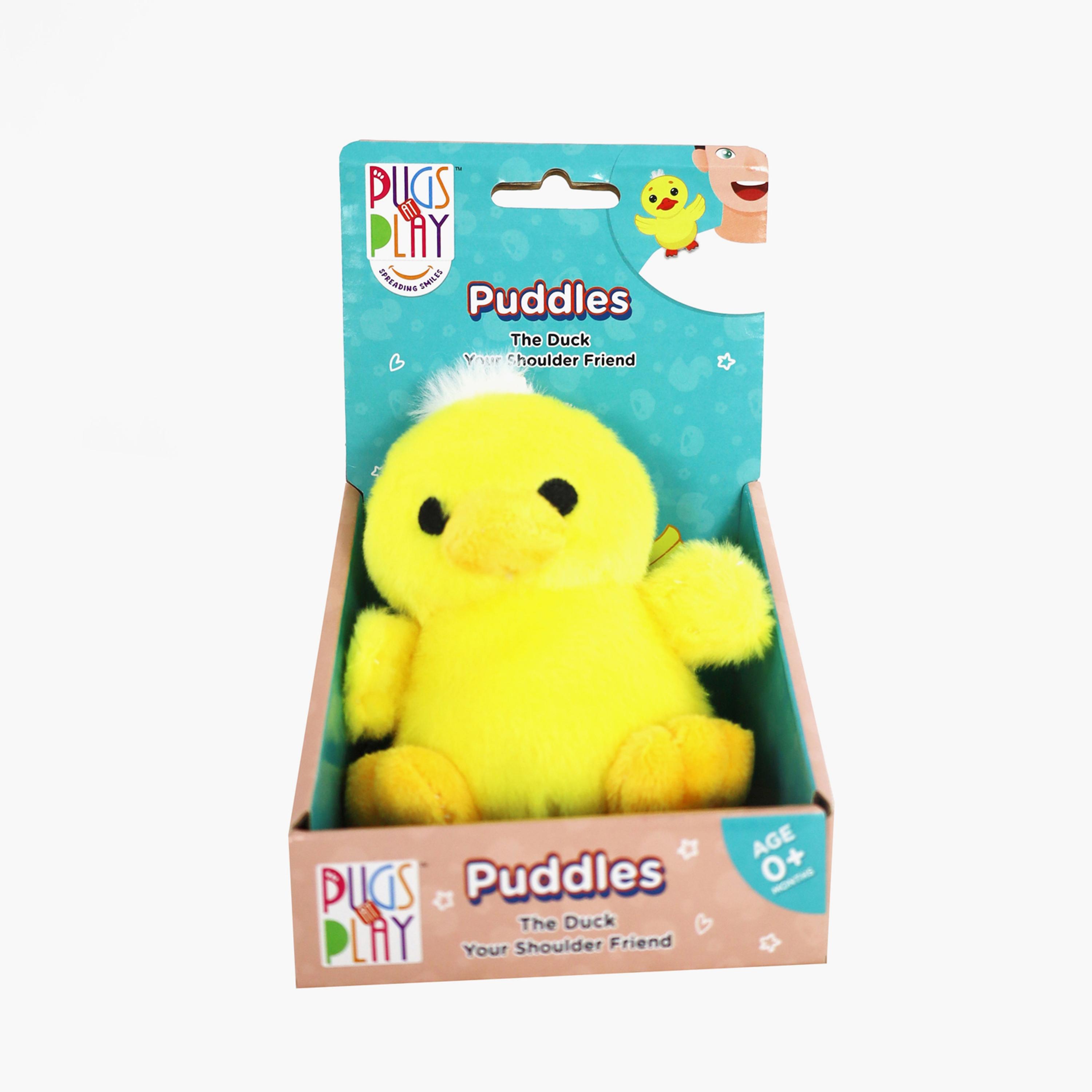 Pugs At Play Shoulder Buddy Puddles Plush Toy - 4-inch-toys-plushsofttoys-animals-image-2