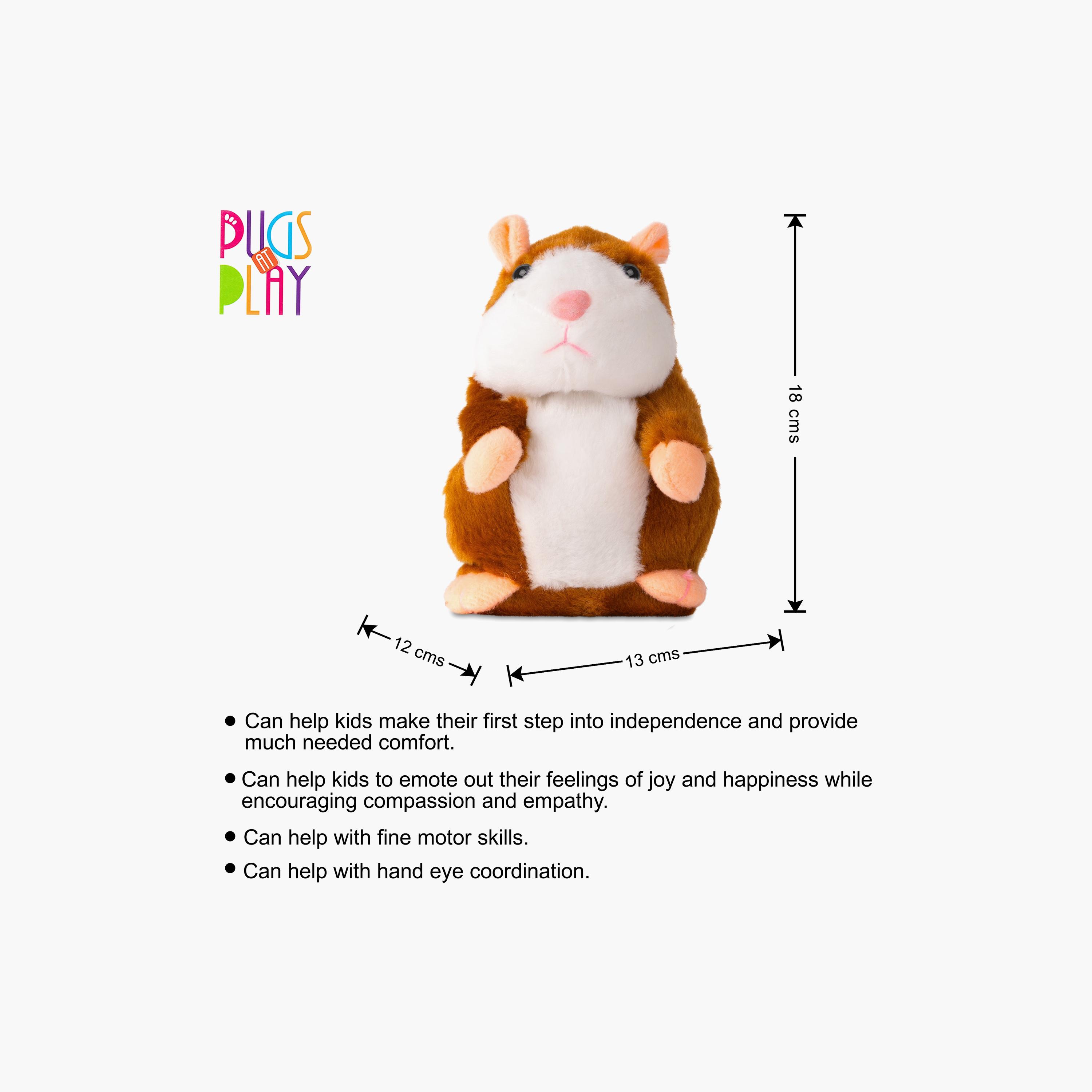 Pugs At Play Battery Operated Talking Maggy Plush Toy - 7-inch-toys-plushsofttoys-animals-image-7
