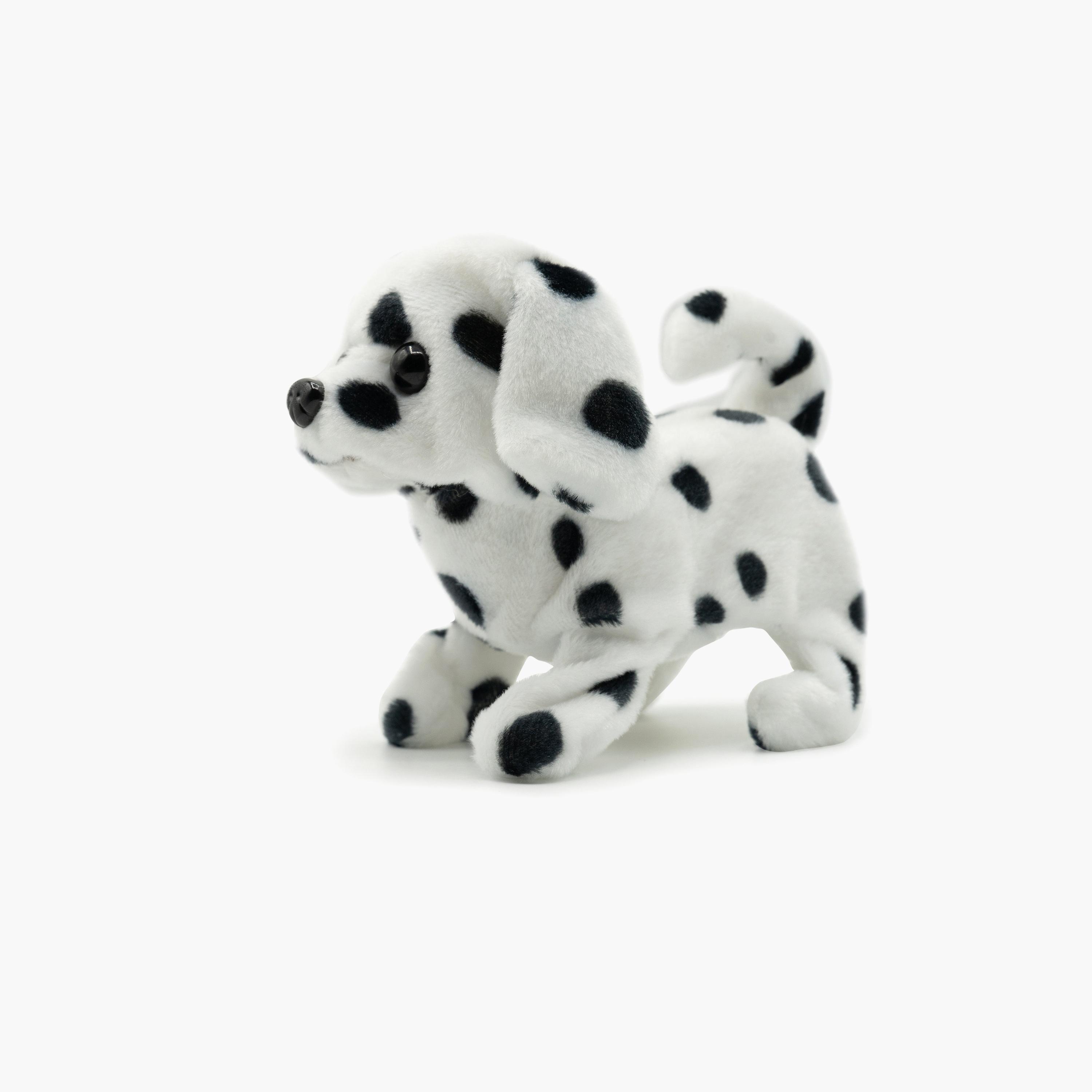 Pugs At Play Battery Operated Walking Spotty Plush Toy - 6.5-inch-toys-plushsofttoys-animals-image-1