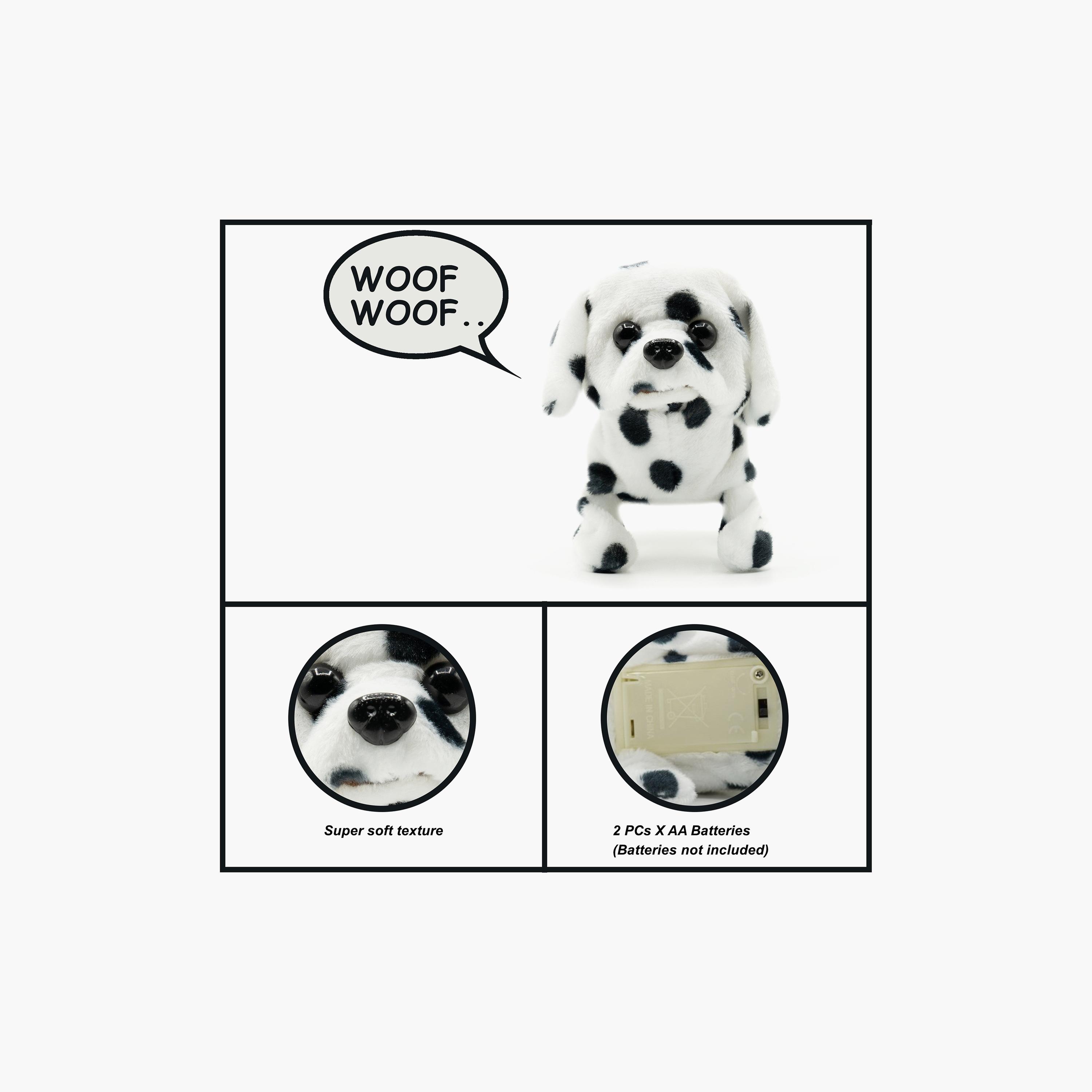 Pugs At Play Battery Operated Walking Spotty Plush Toy - 6.5-inch-toys-plushsofttoys-animals-image-3