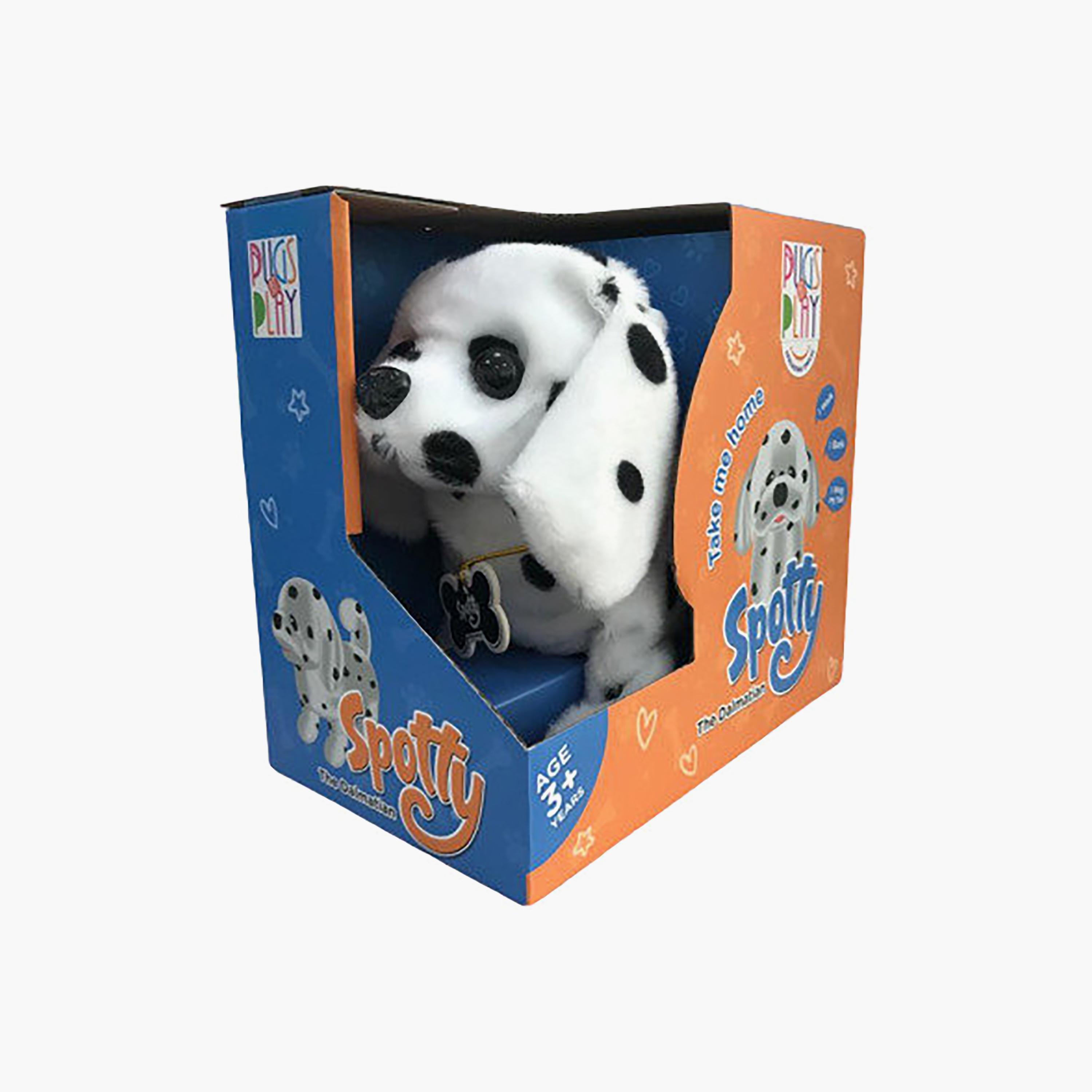 Pugs At Play Battery Operated Walking Spotty Plush Toy - 6.5-inch-toys-plushsofttoys-animals-image-9