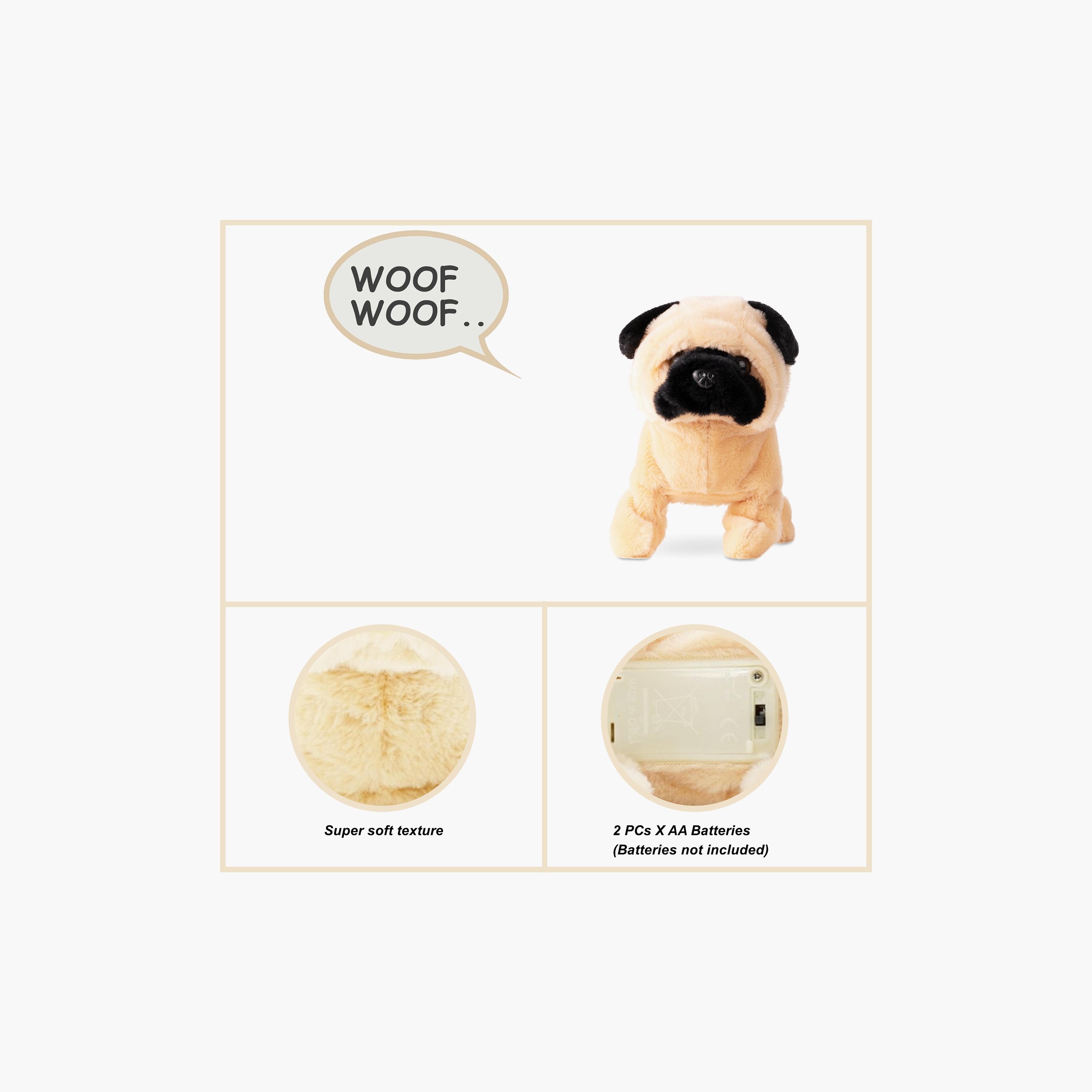 Pugs At Play Battery Operated Walking Pug Plush Toy - 6.5-inch-toys-plushsofttoys-animals-image-3