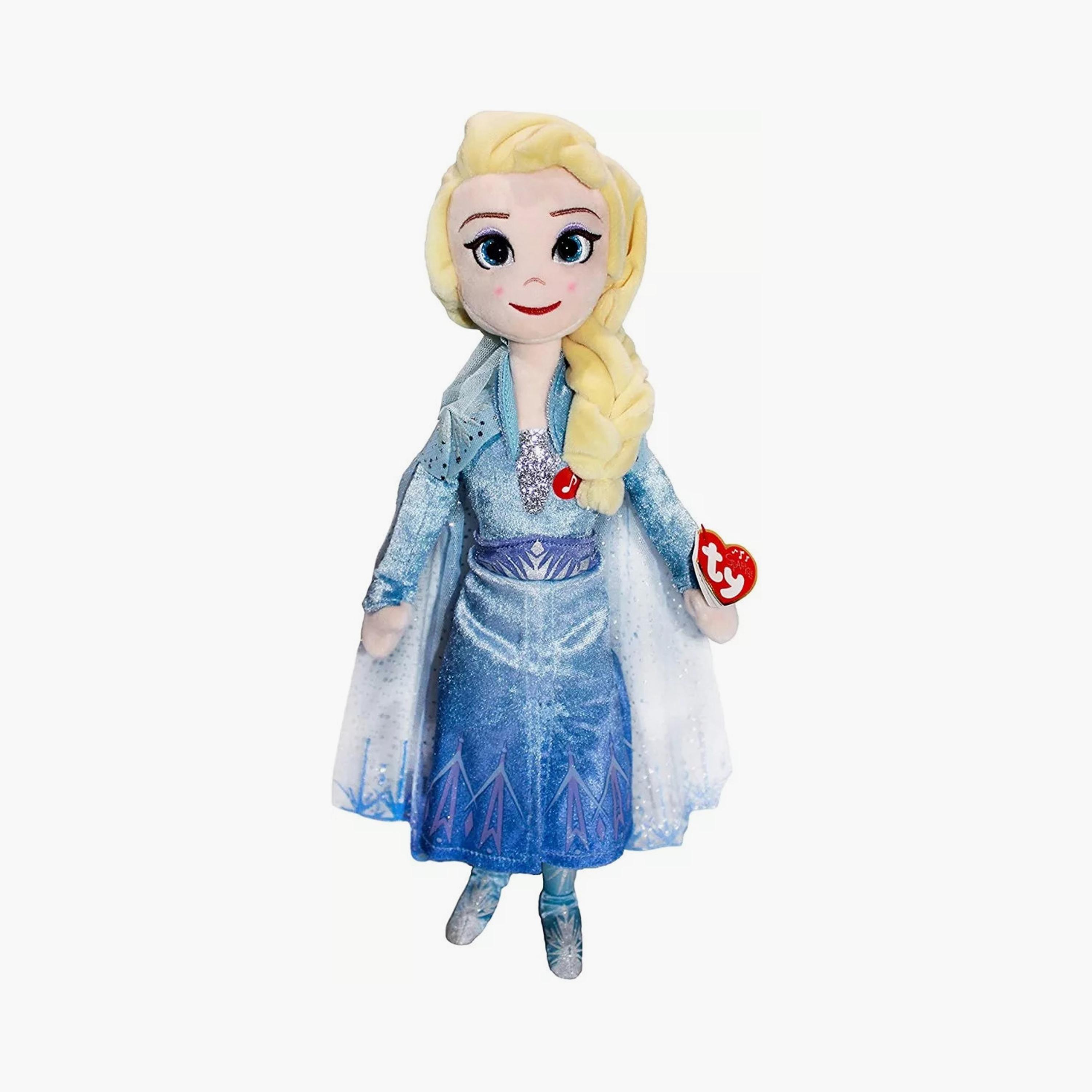 Ty Disney Frozen Elsa Plush Toy w/ Sound-toys-plushsofttoys-cartooncharacters-image-2
