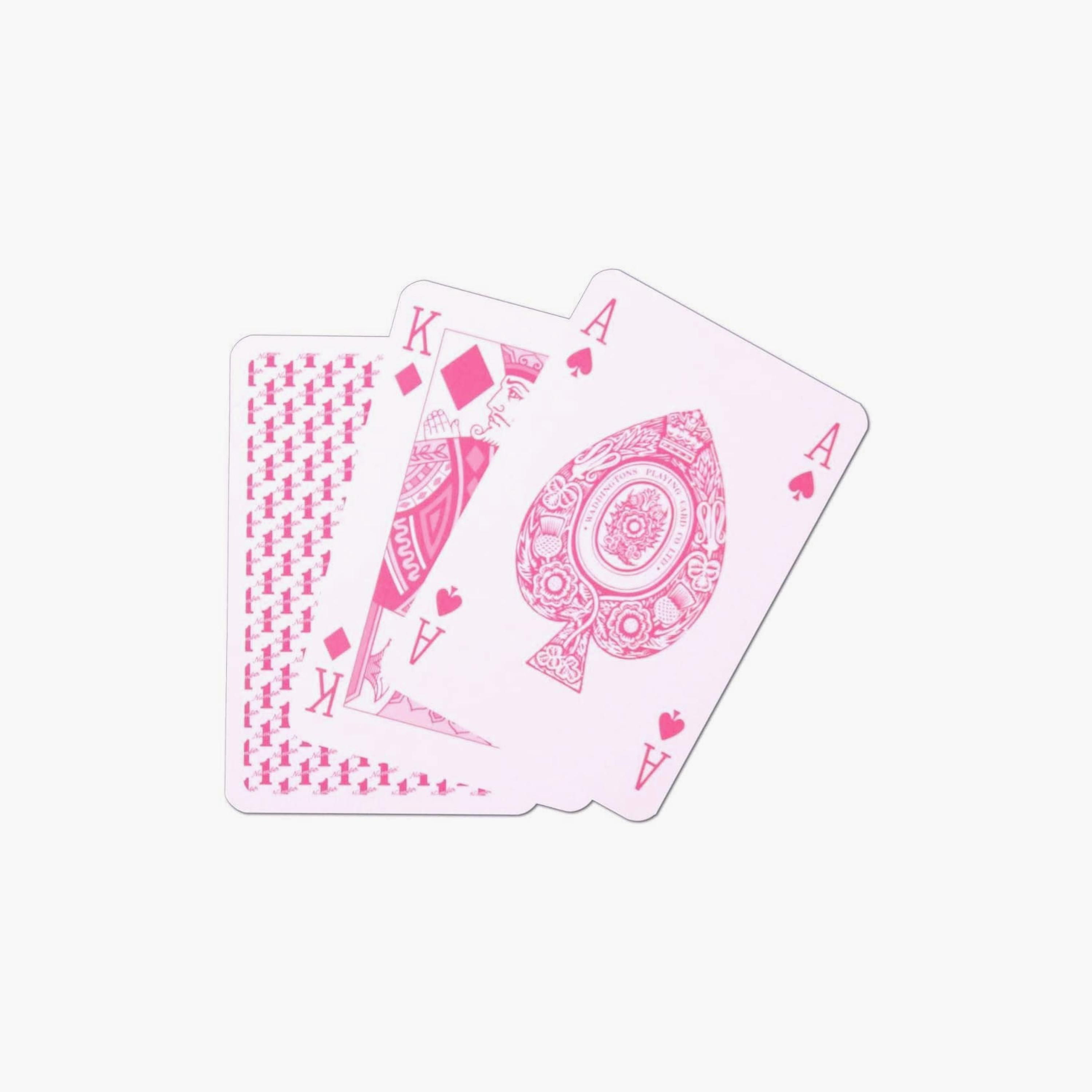 Waddingston Number 1 Classic Pink Playing Cards-toys-indoortoys-boardgames-image-2