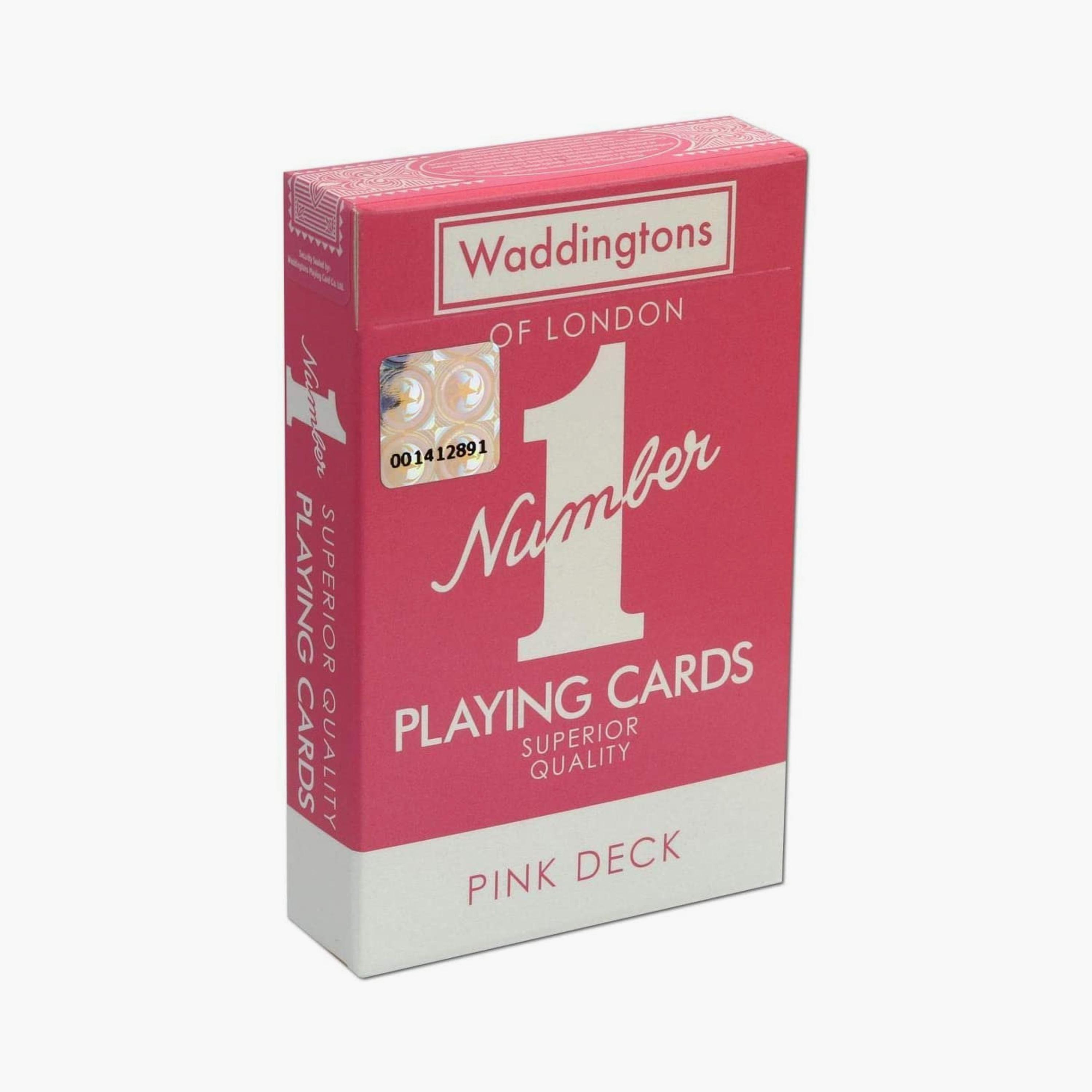 Waddingston Number 1 Classic Pink Playing Cards-toys-indoortoys-boardgames-image-3