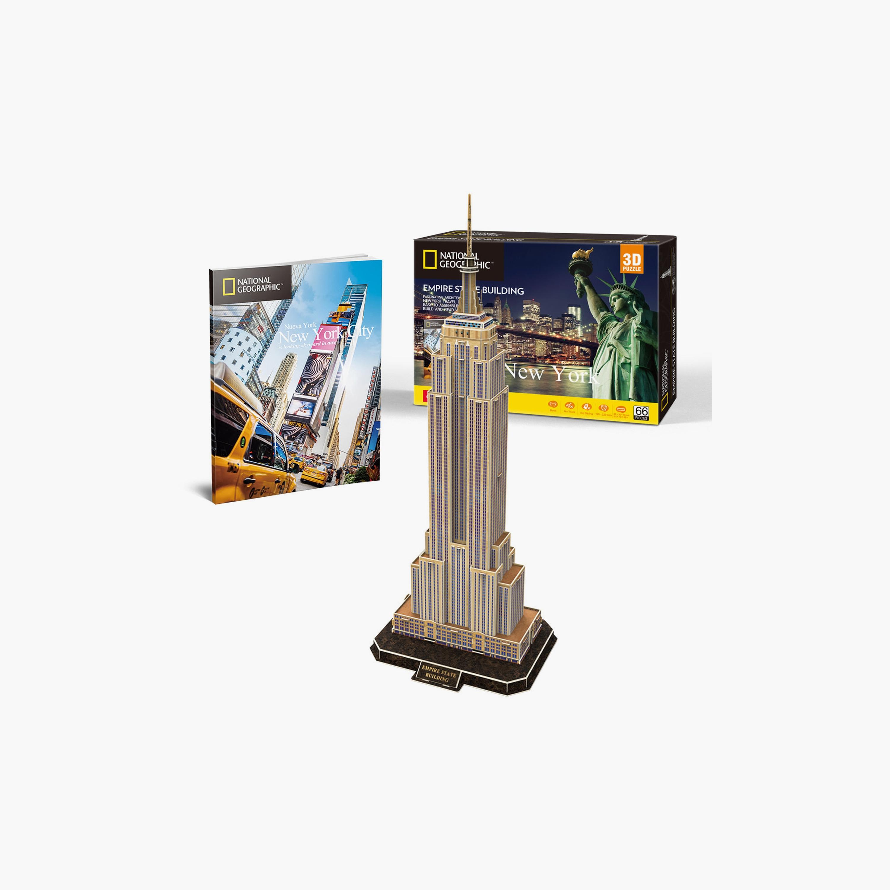 Cubic Fun National Geo 66-Piece 3D Puzzle - Empire State Building-toys-indoortoys-puzzles-image-7