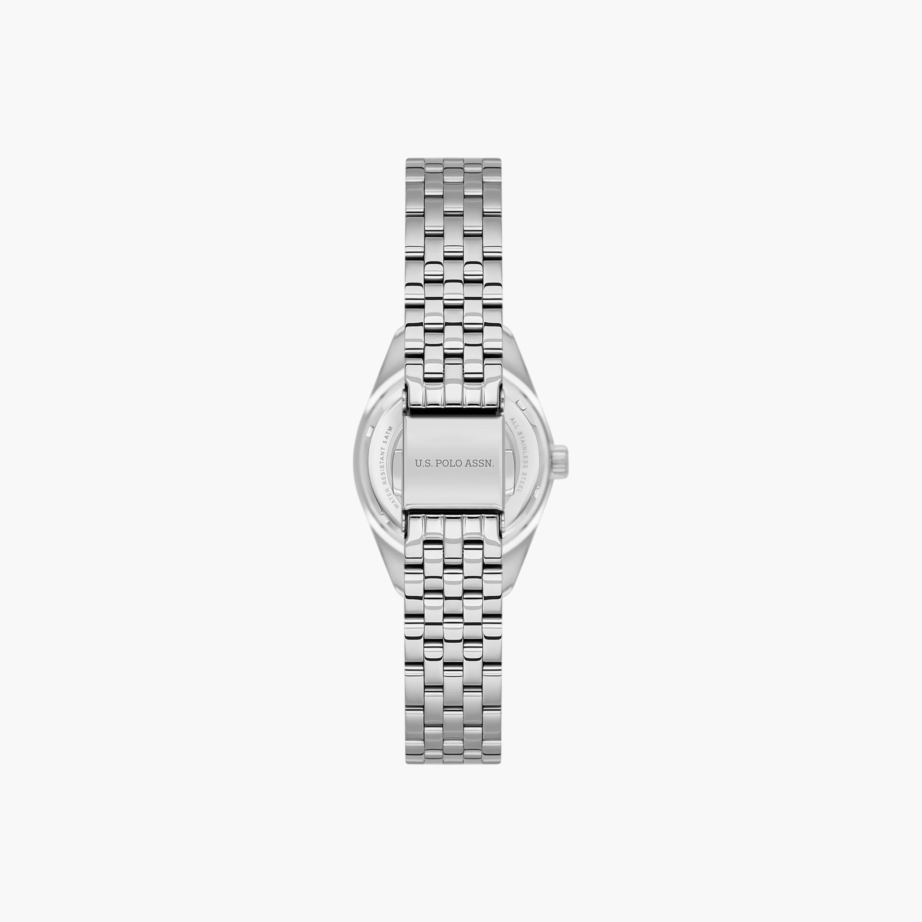 ساعة نسائية فضية بمينا أزرق من الستانلس ستيل-women-watchesandjewellery-watches-image-3