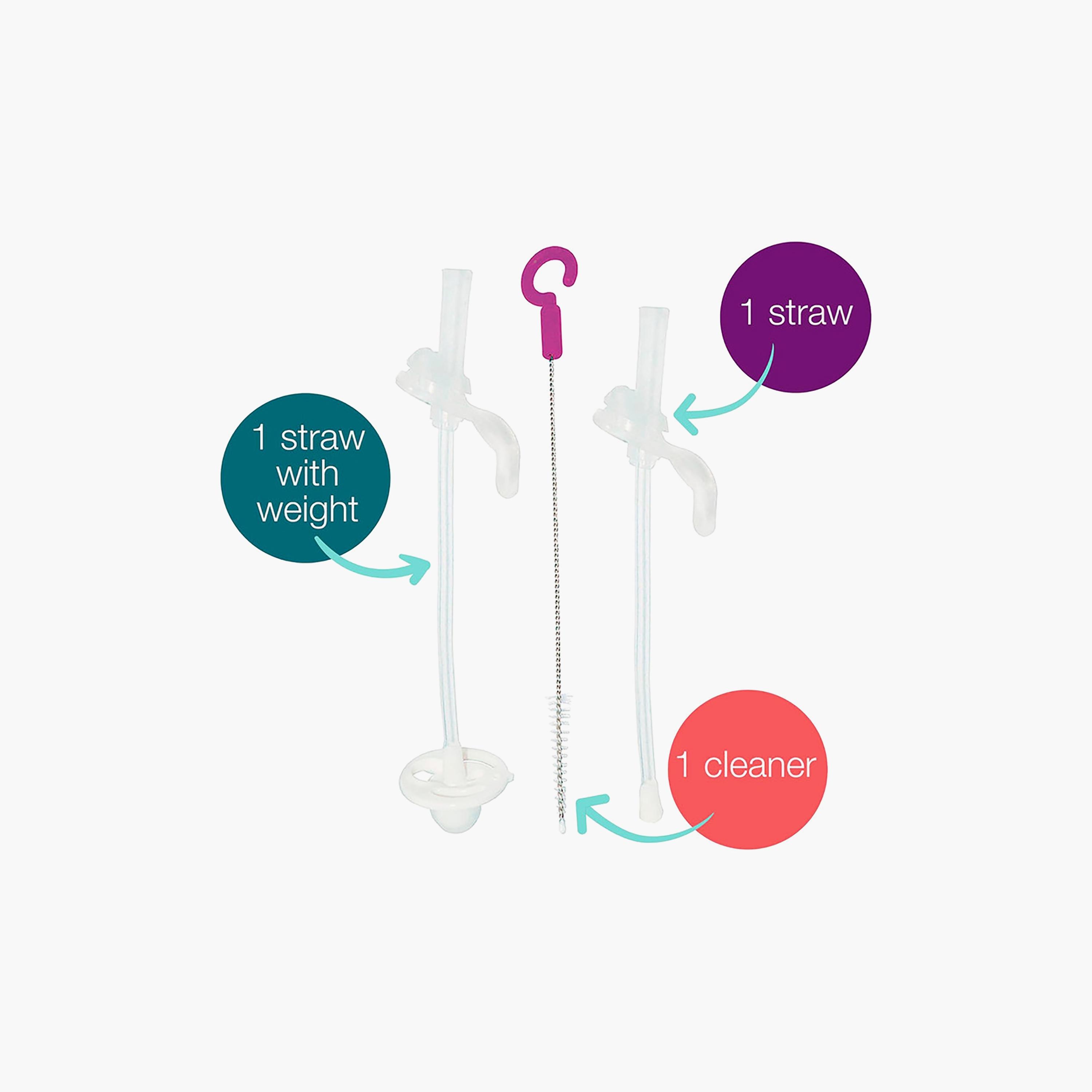 B.Box Sippy Cup Replacement Straw Pack-baby-feeding-accessories-image-2