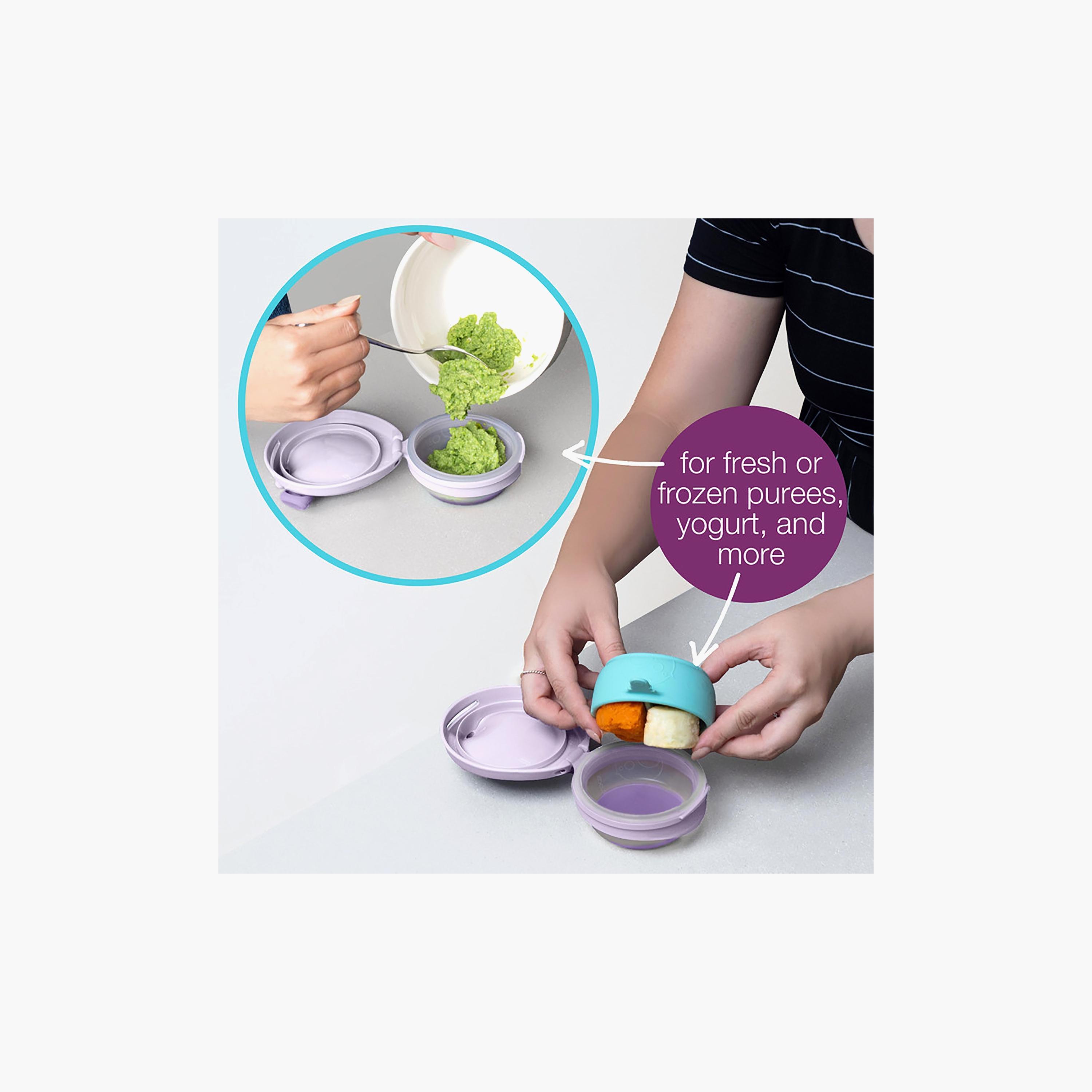 B.box Fill + Feed Reusable Food Pouch - 4m+ - 110ml-baby-feeding-mealtimeessentials-image-6