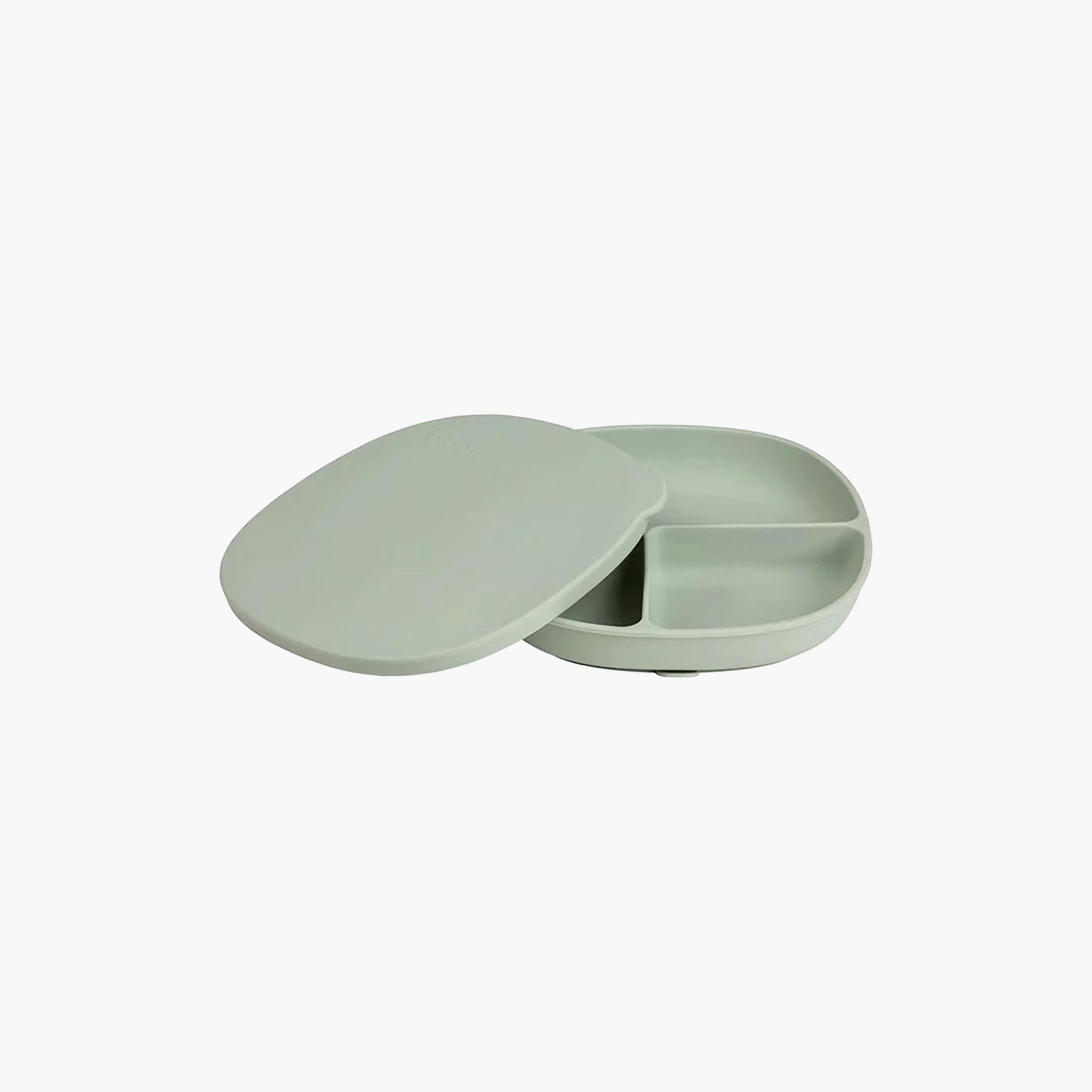 B Box Silicone Plate with Lid-baby-feeding-mealtimeessentials-image-1