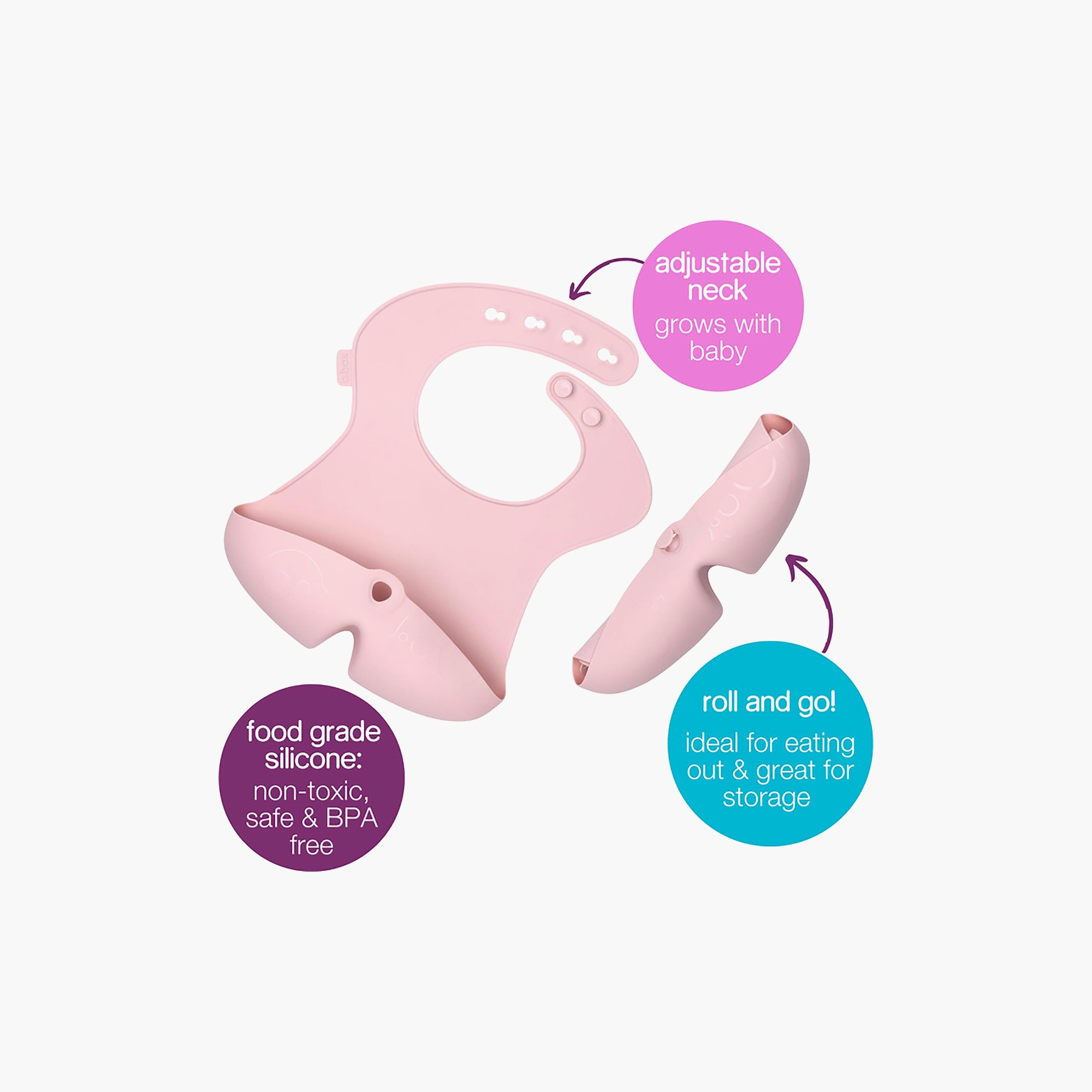 B.box Silicone Bib - 4m+-baby-feeding-bibs-image-2