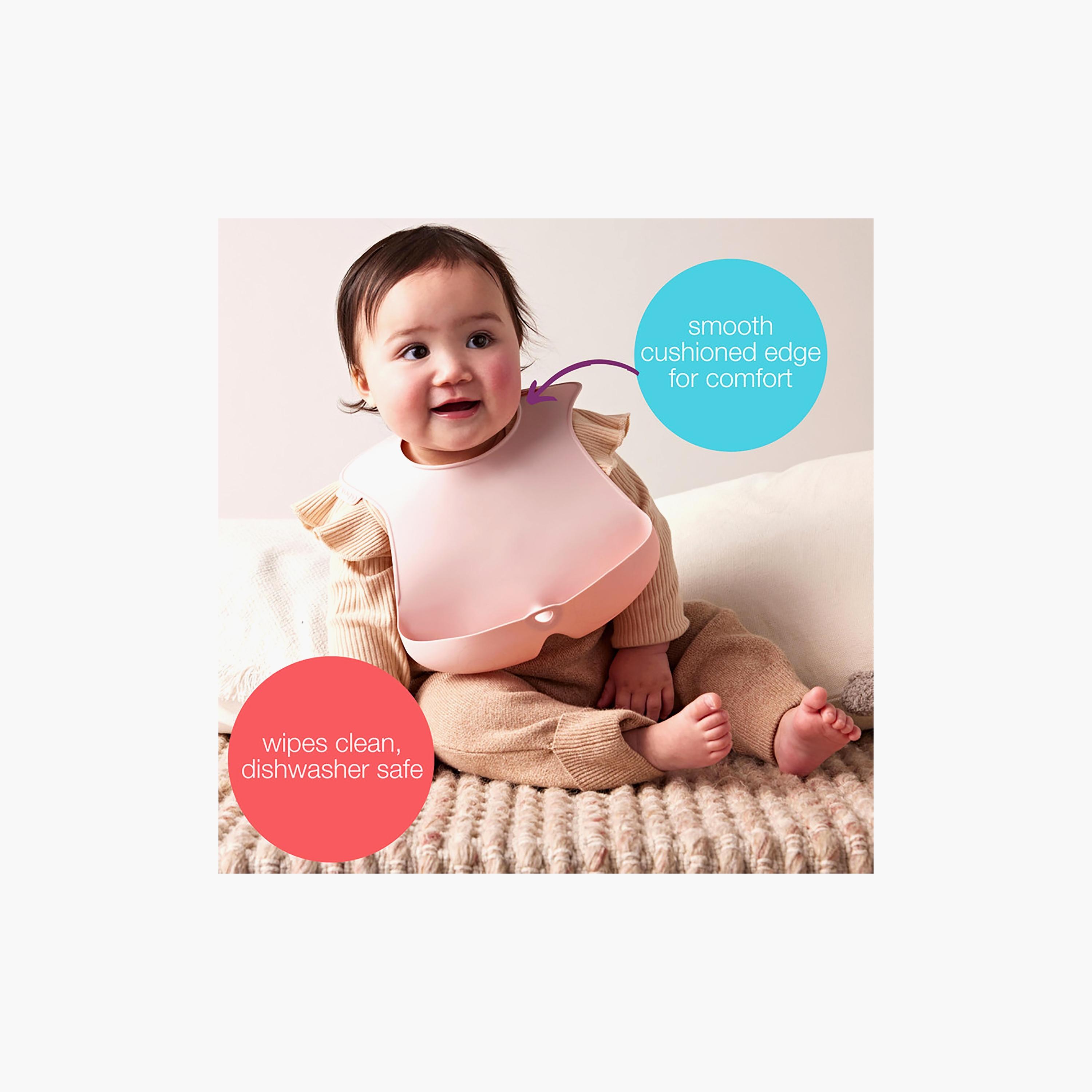 B.box Silicone Bib - 4m+-baby-feeding-bibs-image-3