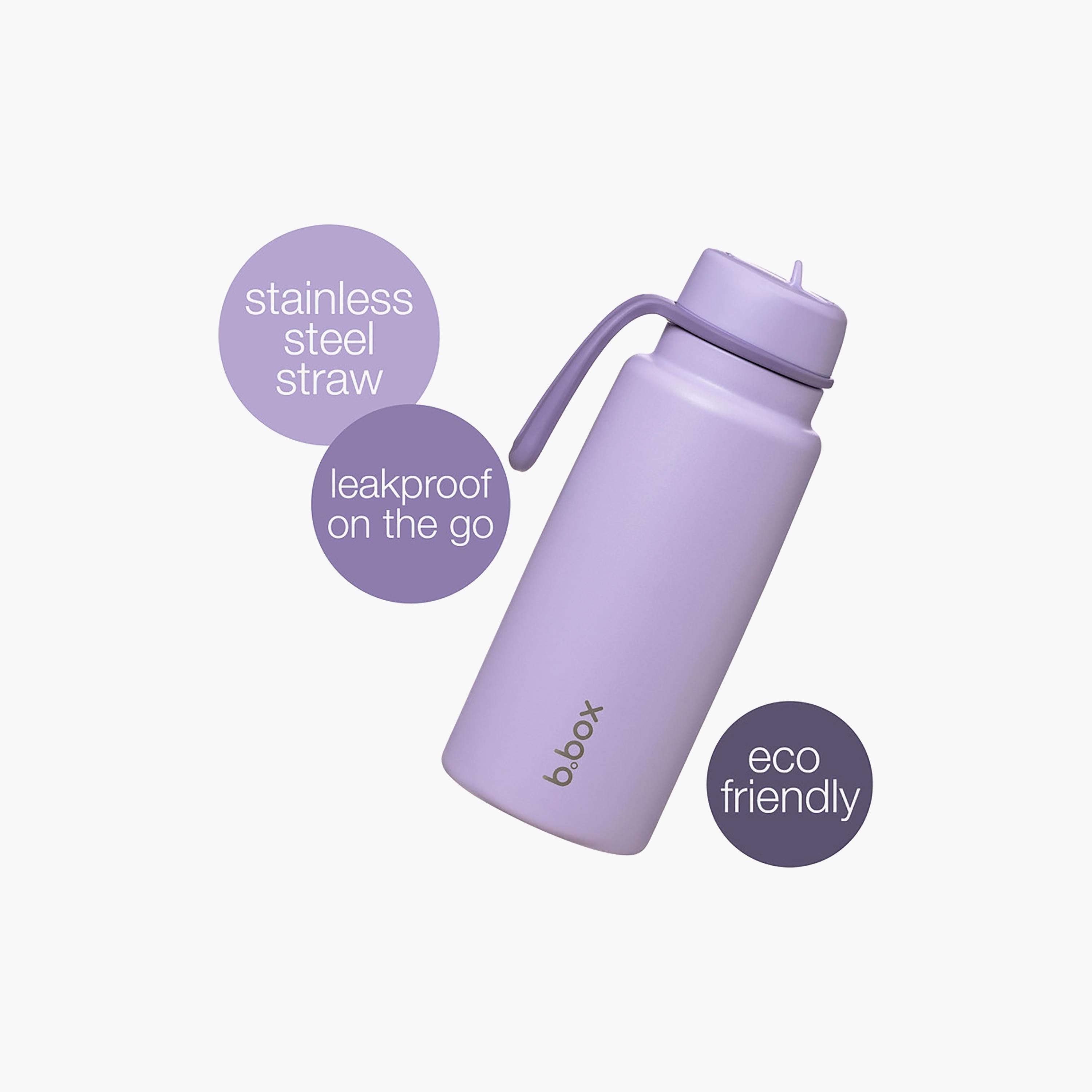 زجاجة مياه معزولة بثلاث طبقات وغطاء قلاب من بي.بوكس - 1000 مل-baby-feeding-feedingbottles-bottlesandteats-image-2