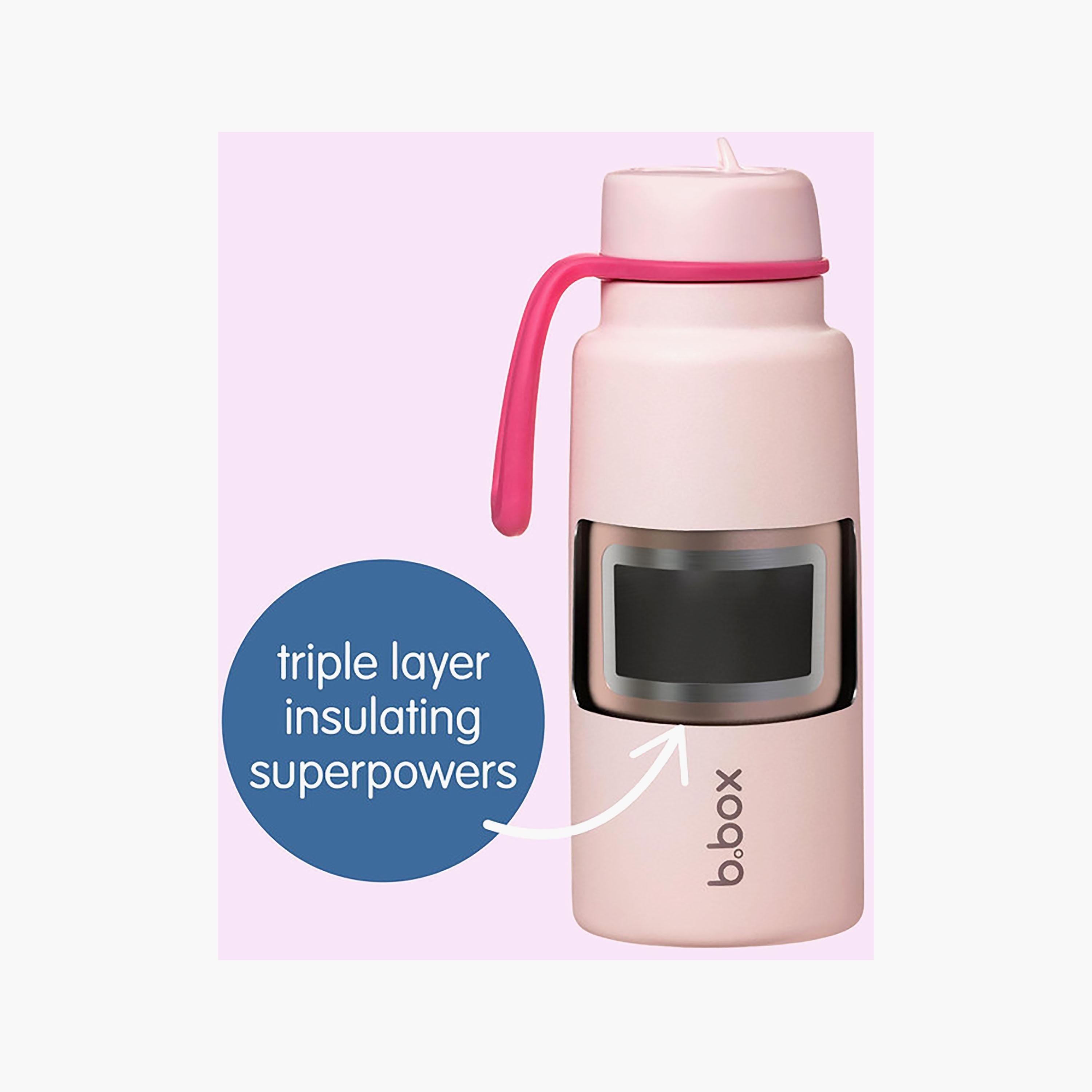 زجاجة مياه معزولة بثلاث طبقات وغطاء قلاب من بي.بوكس - 1000 مل-baby-feeding-feedingbottles-bottlesandteats-image-6