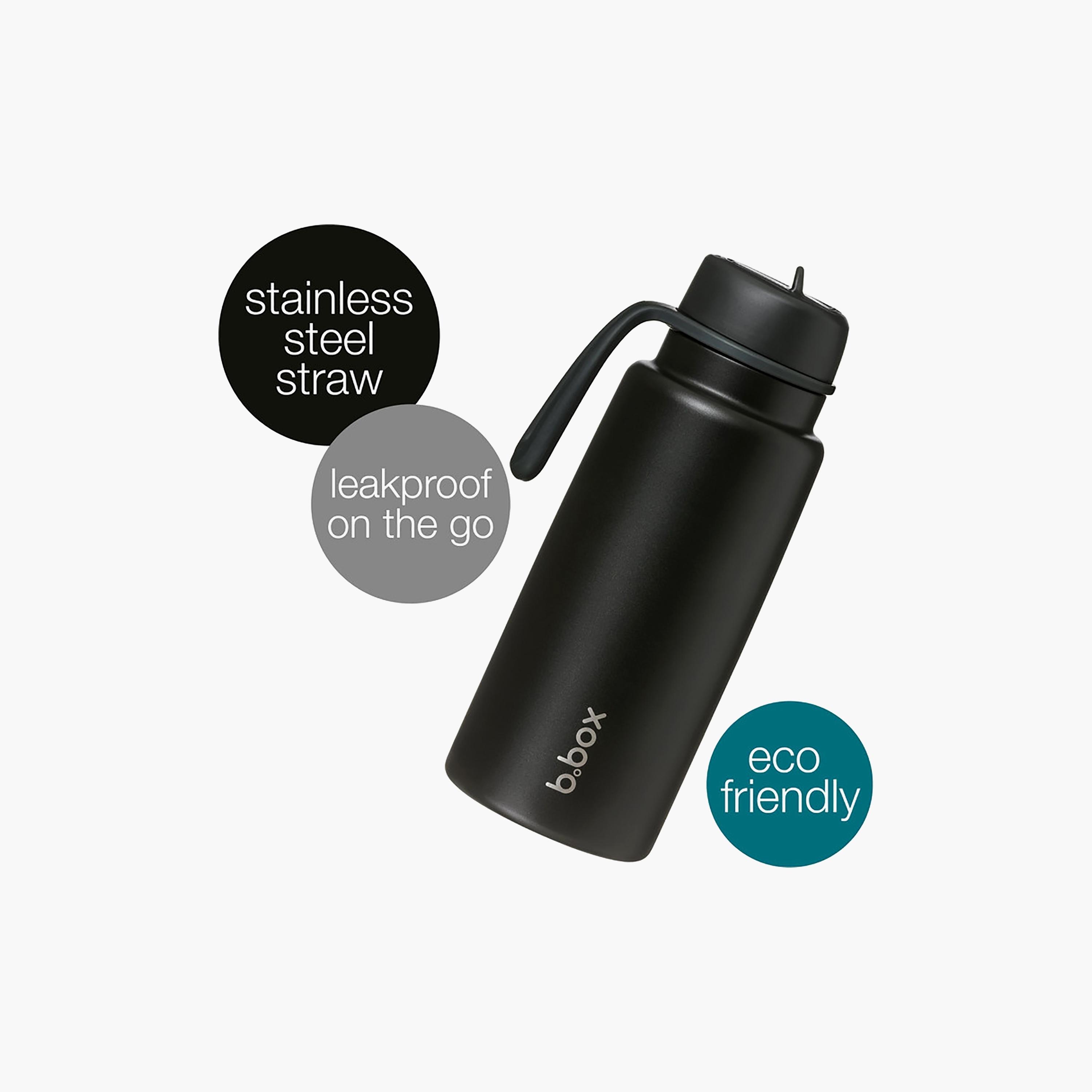زجاجة مياه معزولة بثلاث طبقات وغطاء قلاب من بي.بوكس - 1000 مل-baby-feeding-feedingbottles-bottlesandteats-image-2